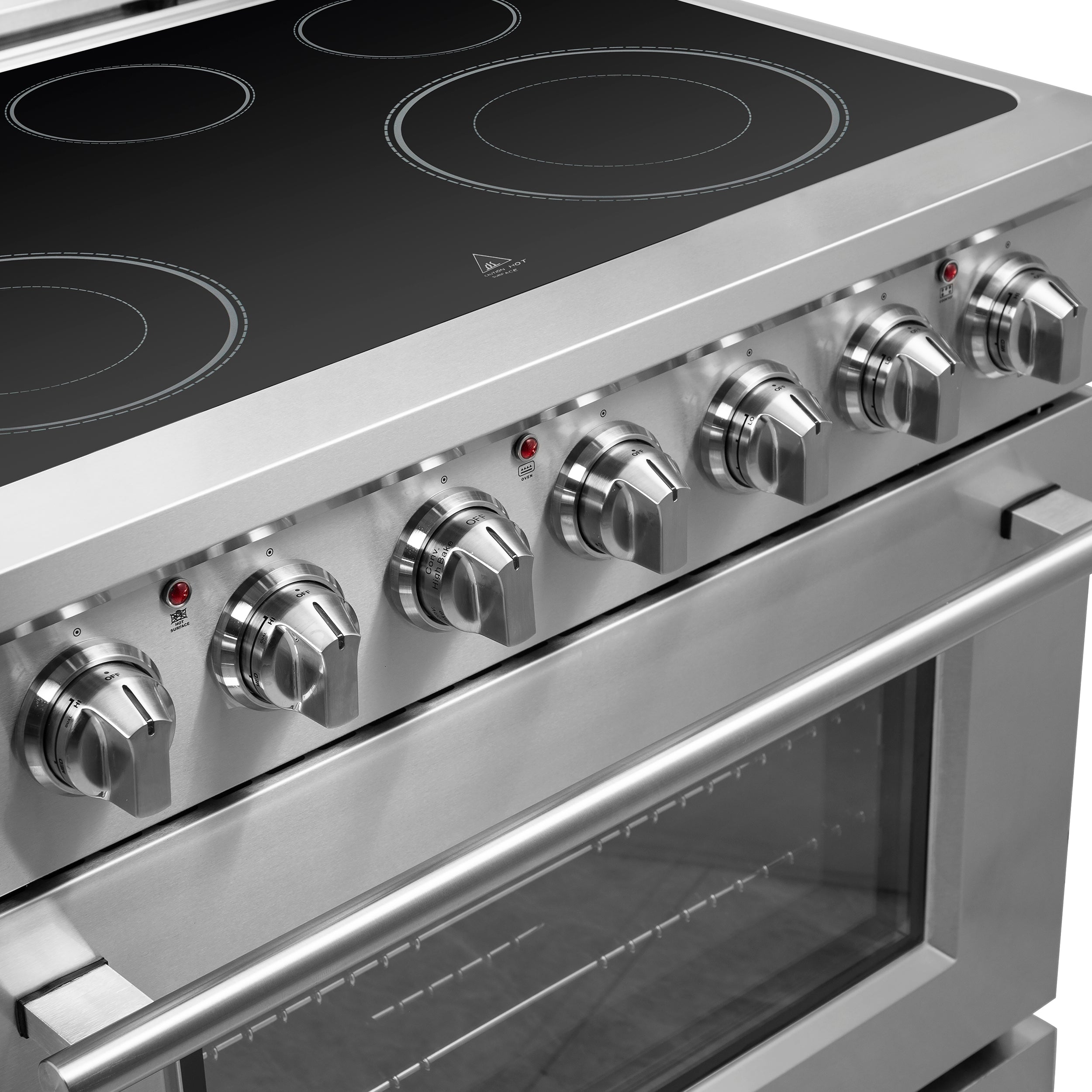 Forno Massimo 36 in. 5.36 cu. ft. 5-Burner Stainless Steel Electric Range | FFSEL6020-36
