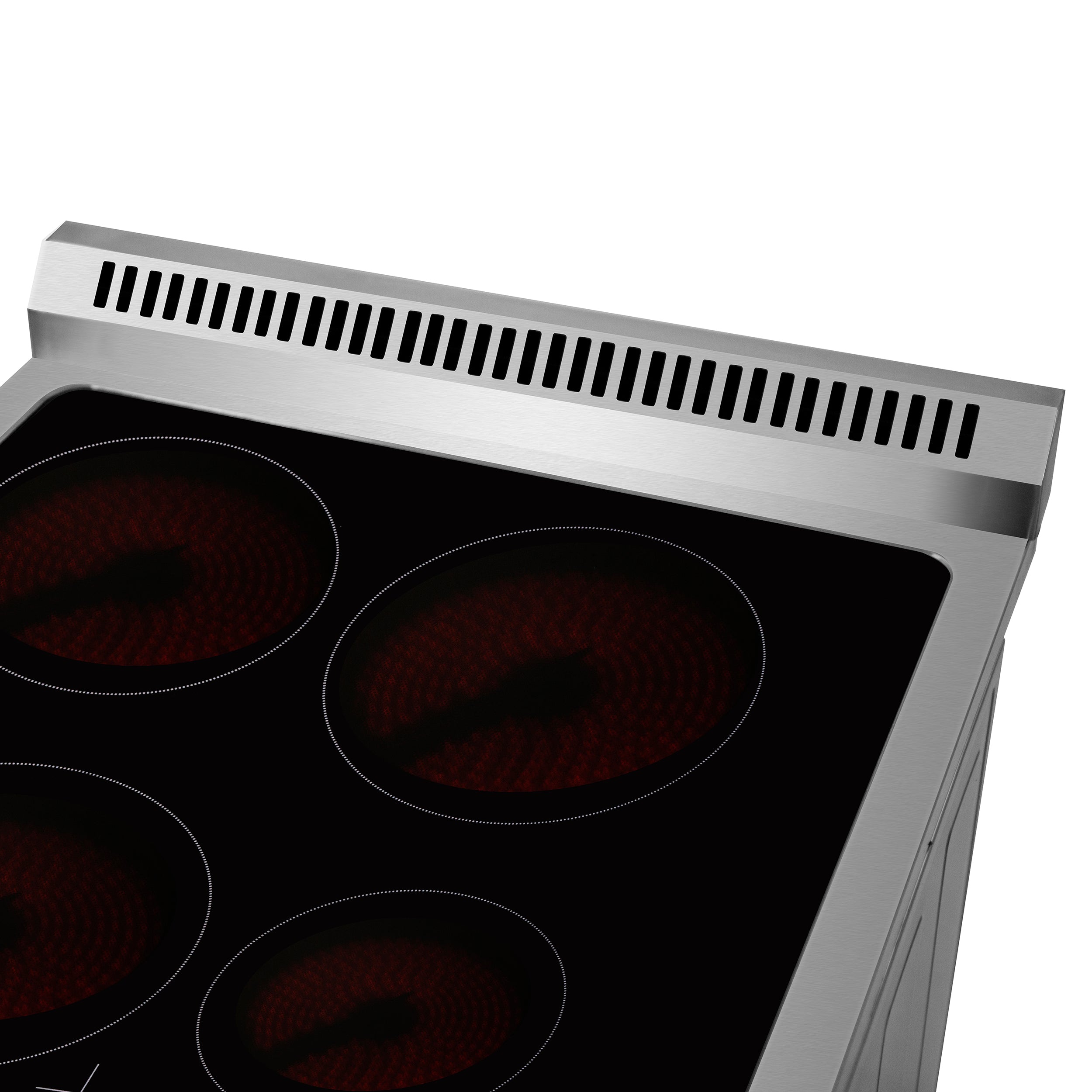 Forno Loiano 24 in. 2.3 cu.ft. Stainless Steel Electric Range with 4 Burners, Air Fry Kit and Storage Drawer | FFSEL6069-24