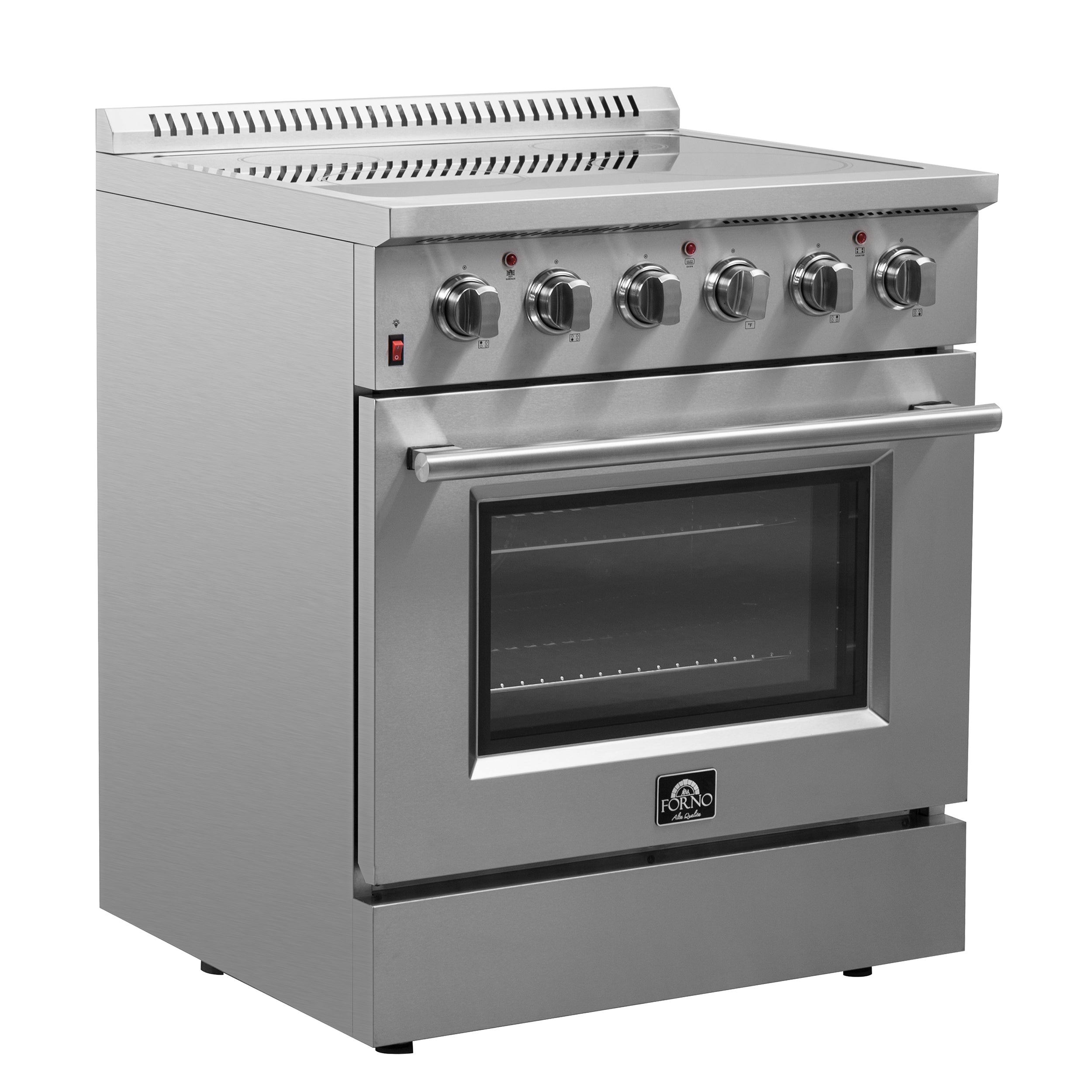 Forno Galiano 30 in. 4.32 cu. ft. 4-Burner Stainless Steel Electric Range | FFSEL6083-30