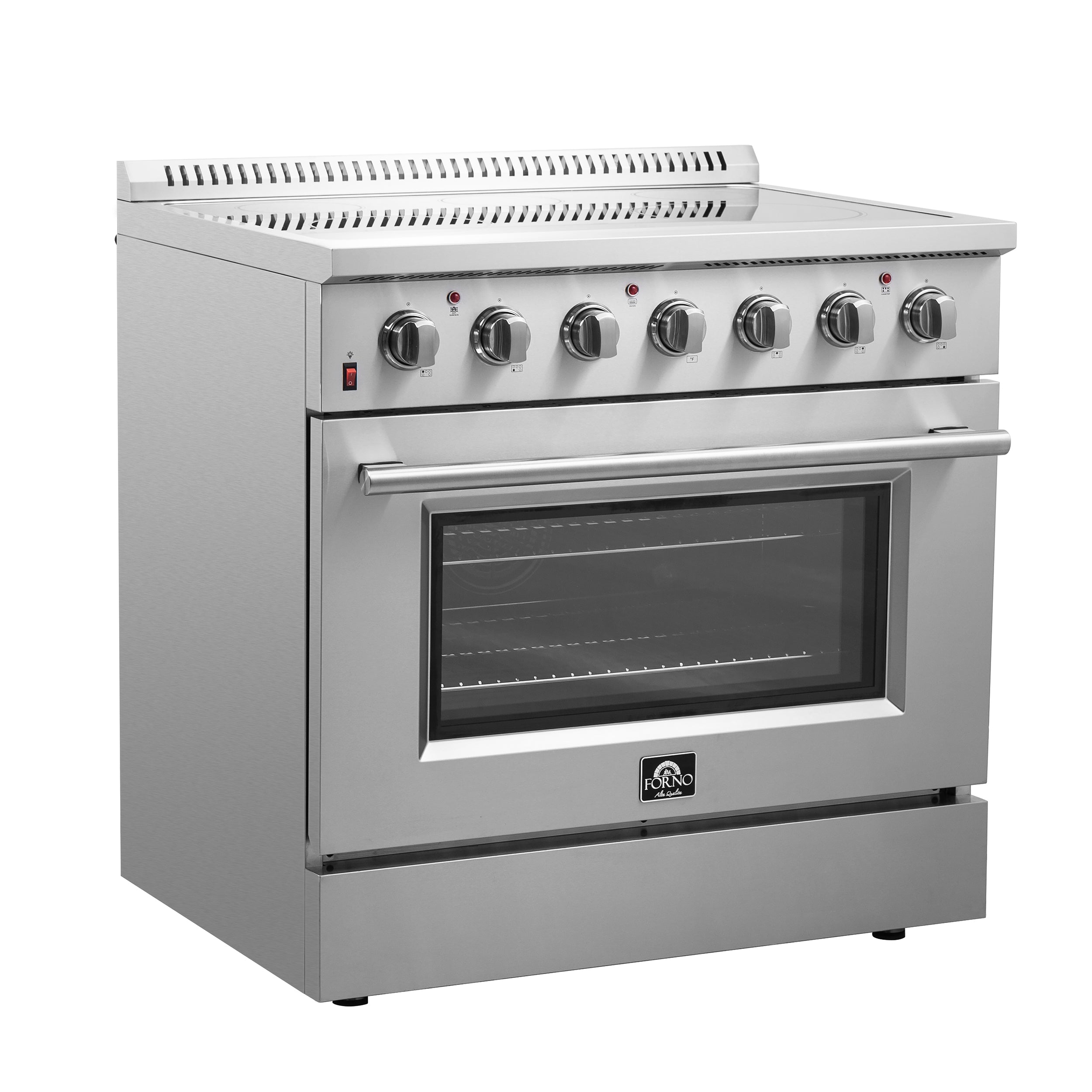 Forno Galiano 36 in. 5.36 cu. ft. 5-Burner Stainless Steel Electric Range | FFSEL6083-36