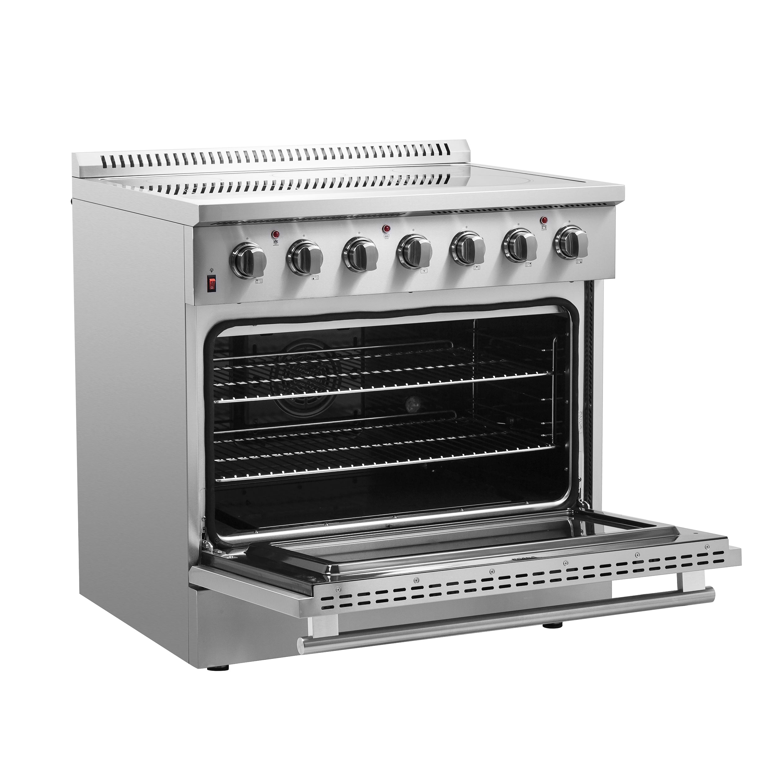 Forno Galiano 36 in. 5.36 cu. ft. 5-Burner Stainless Steel Electric Range | FFSEL6083-36