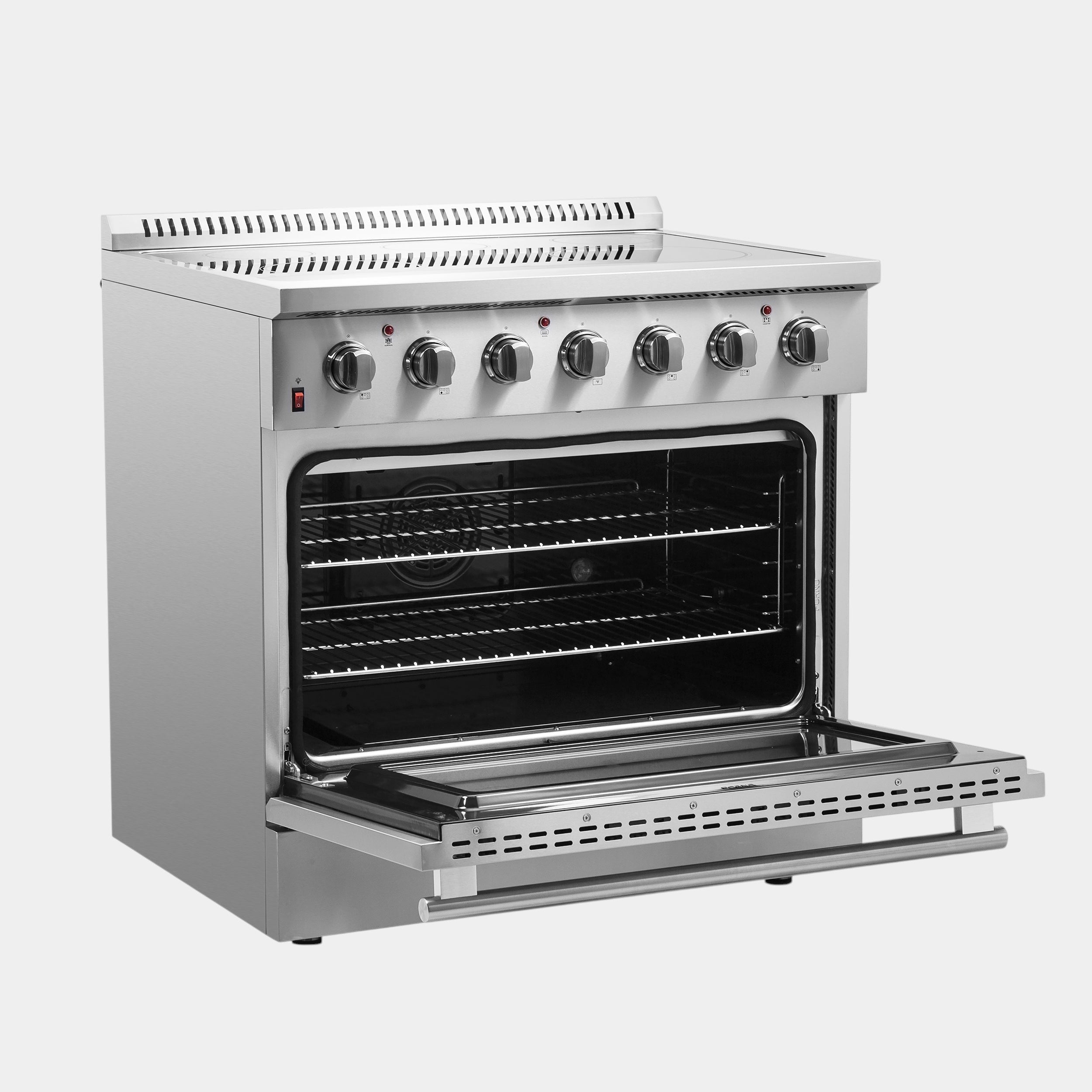 Forno Galiano 36 in. 5.36 cu. ft. 5-Burner Stainless Steel Electric Range | FFSEL6083-36