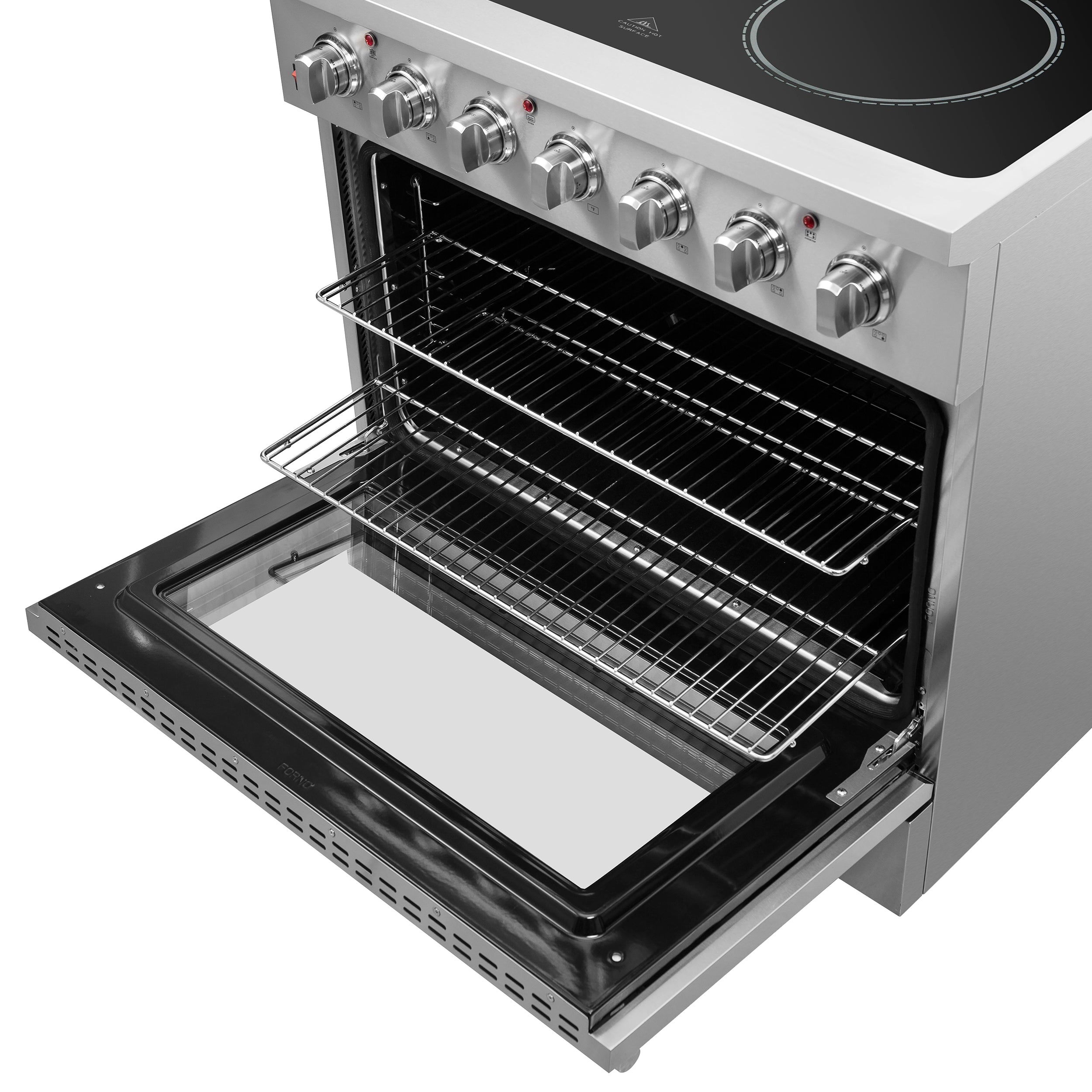 Forno Galiano 36 in. 5.36 cu. ft. 5-Burner Stainless Steel Electric Range | FFSEL6083-36
