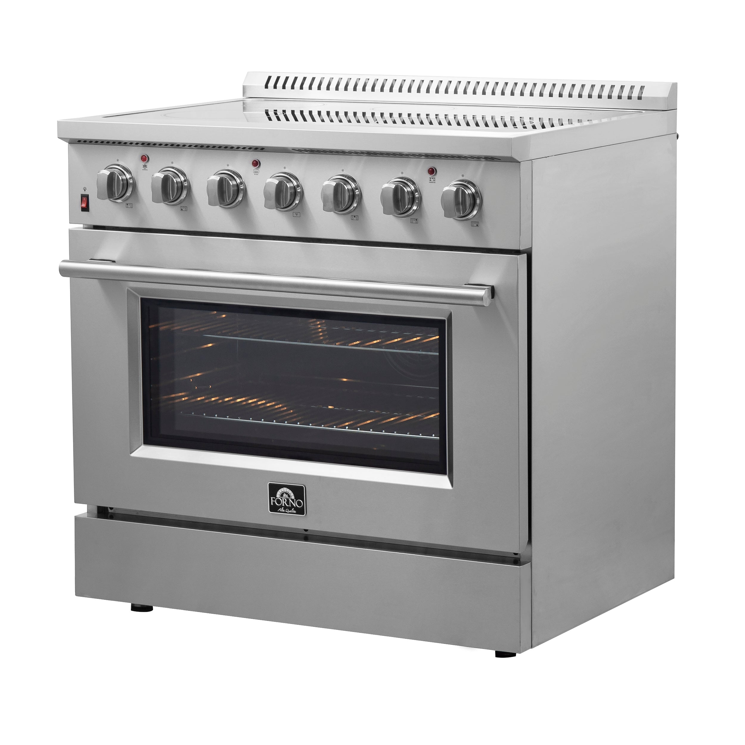 Forno Galiano 36 in. 5.36 cu. ft. 5-Burner Stainless Steel Electric Range | FFSEL6083-36
