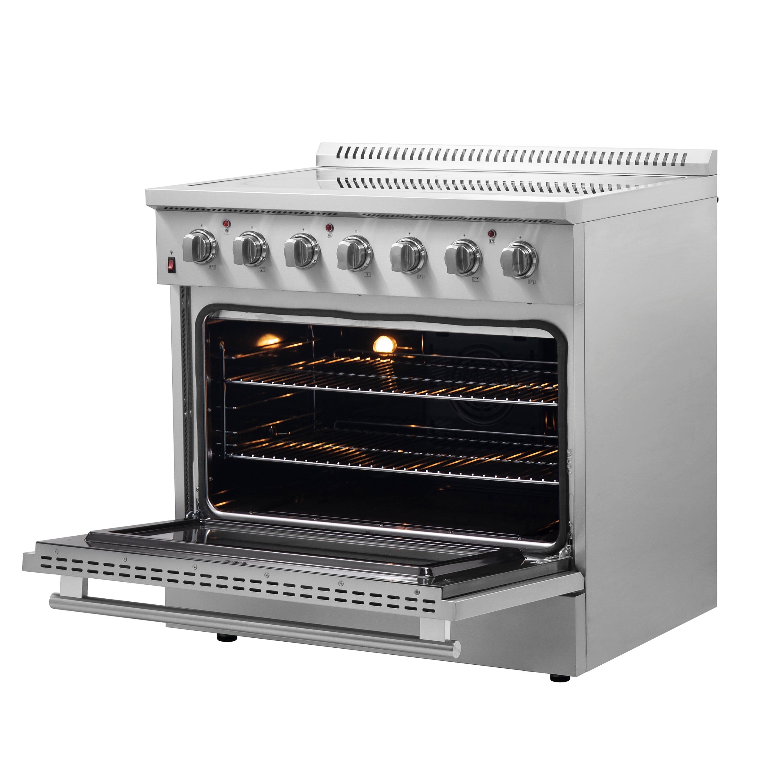 Forno Galiano 36 in. 5.36 cu. ft. 5-Burner Stainless Steel Electric Range | FFSEL6083-36