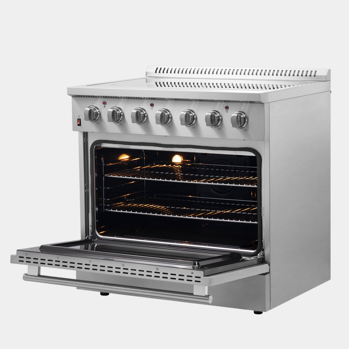 Forno Galiano 36 in. 5.36 cu. ft. 5-Burner Stainless Steel Electric Range | FFSEL6083-36