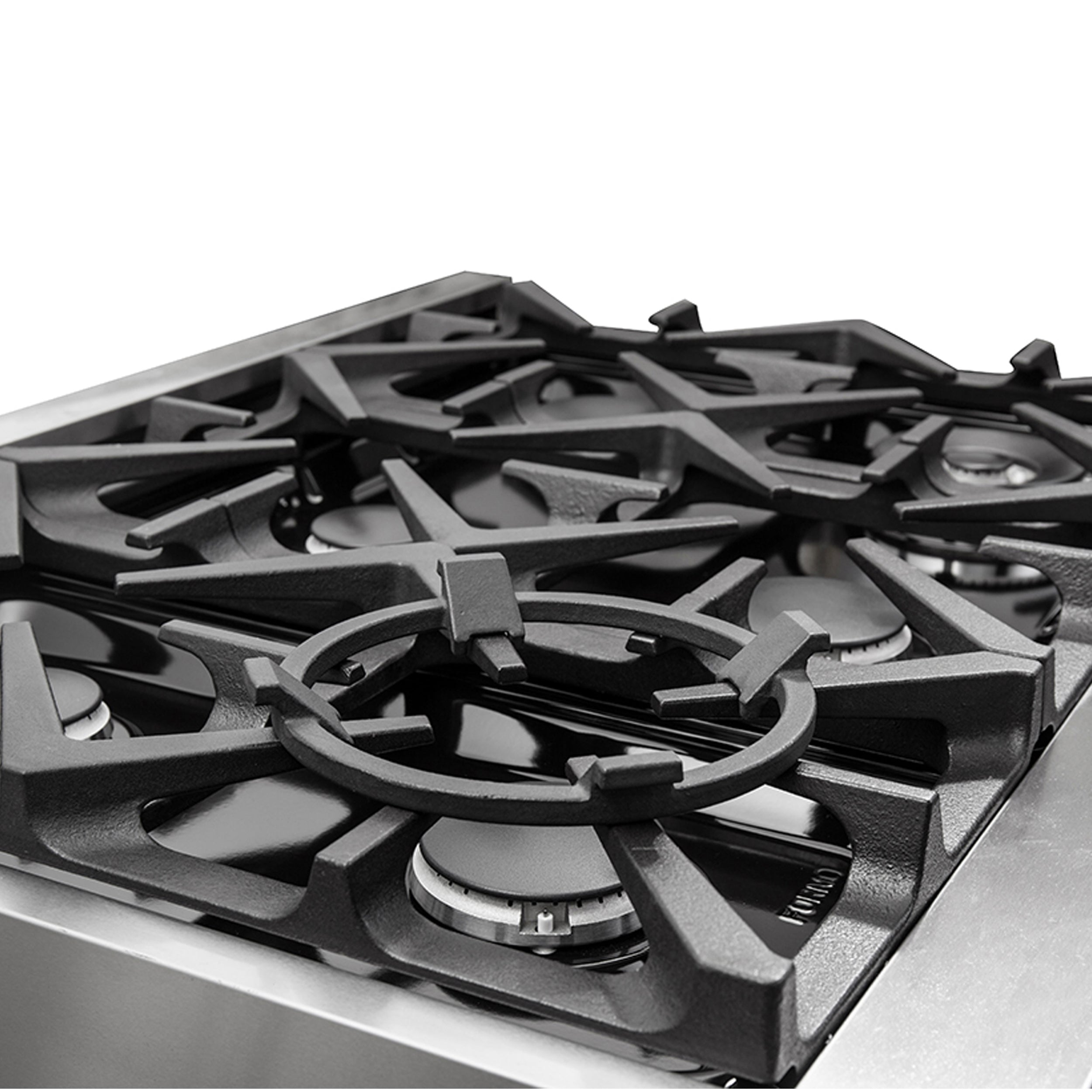 Forno Massimo 36 in. 5.36 cu. ft. 6-Burner Stainless Steel Dual Fuel Range | FFSGS6125-36