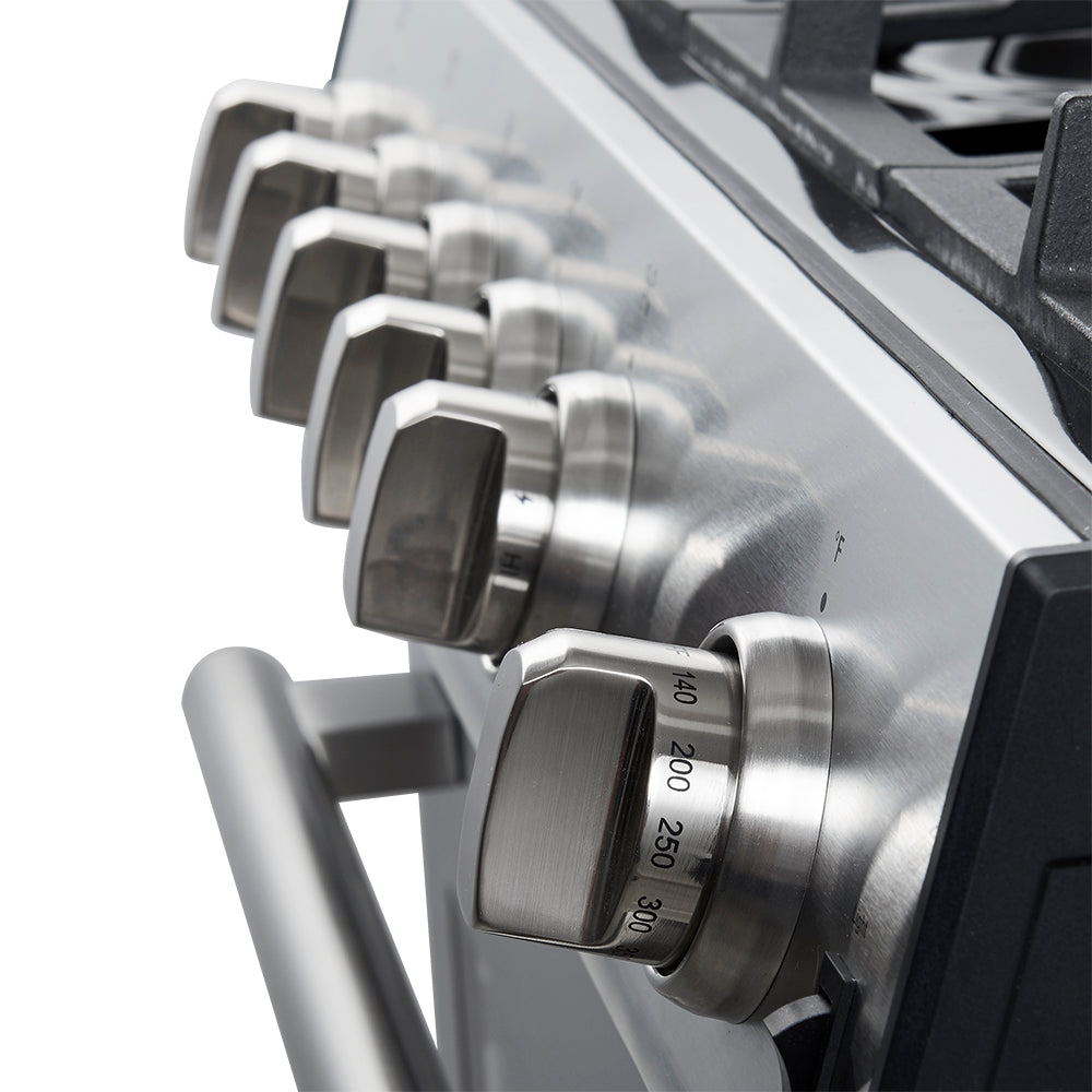 Forno Espresso Leonardo 30 in. 5 cu. ft. 5-Burner Stainless Steel Gas Range | FFSGS1116-30