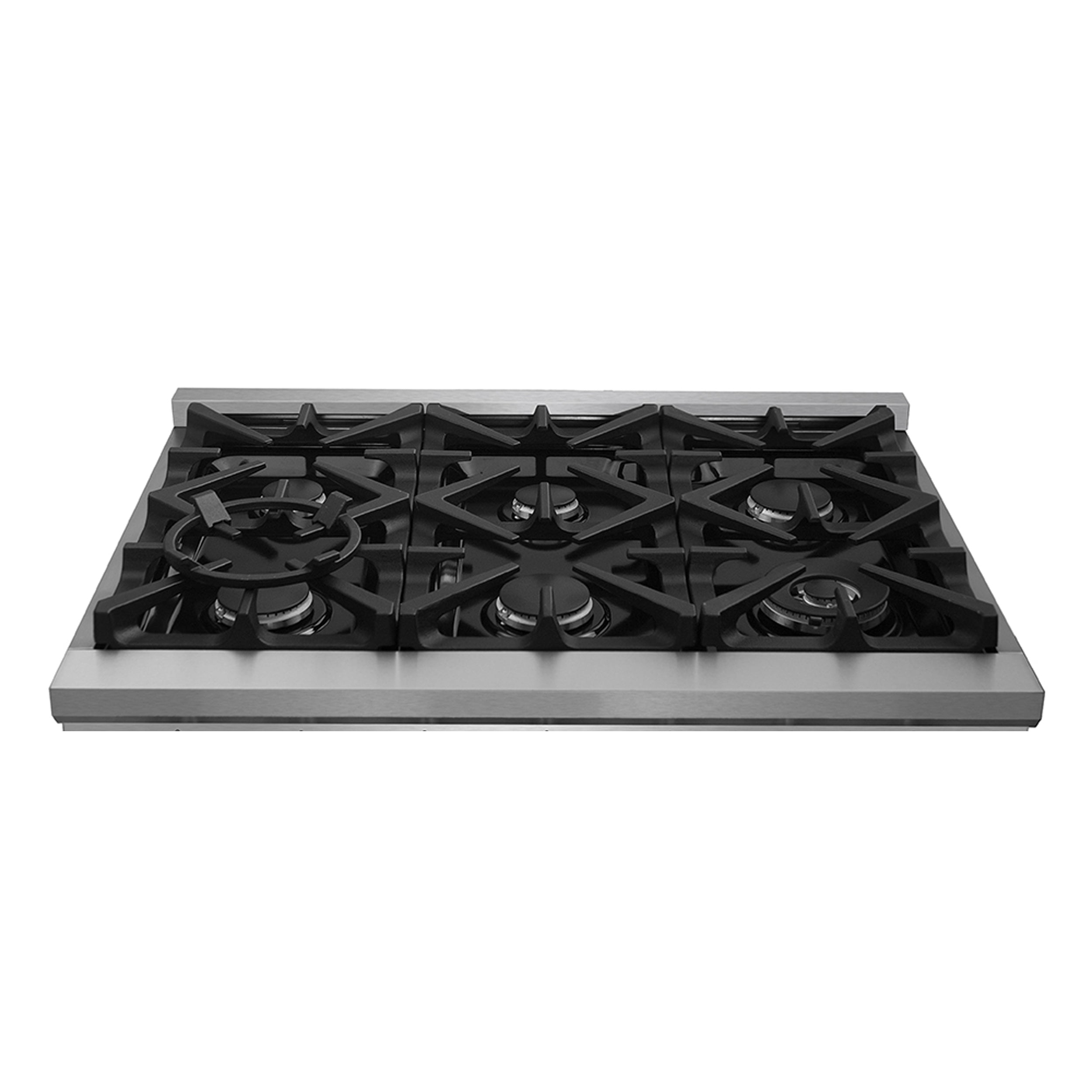 Forno Massimo 36 in. 5.36 cu. ft. 6-Burner Stainless Steel Dual Fuel Range | FFSGS6125-36