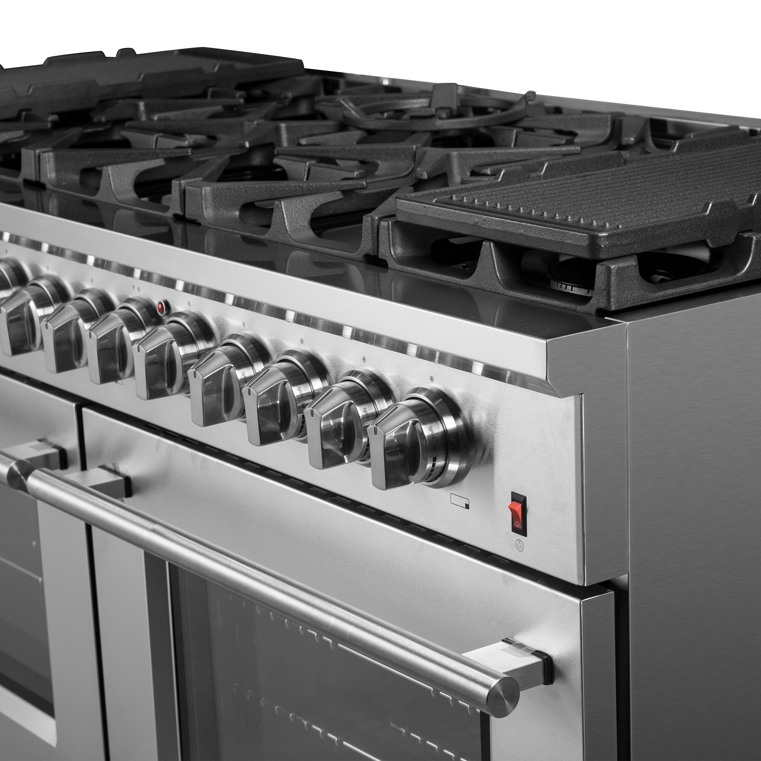 Forno Massimo 60 in. 8.64 cu. ft. 10-Burner Stainless Steel Dual Fuel Range | FFSGS6125-60