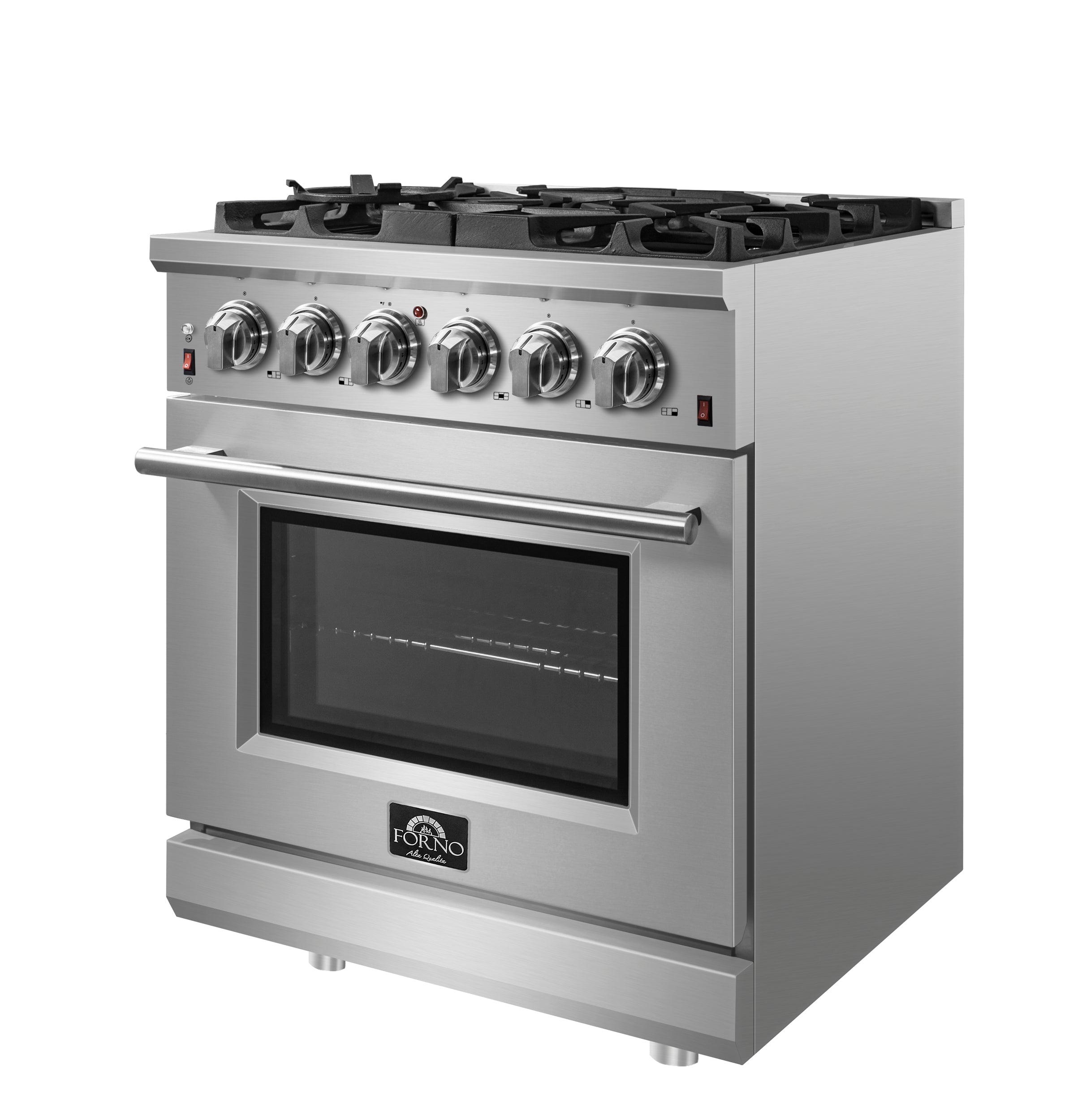 Forno Massimo 30 in. 4.32 cu. ft. 5-Burner Stainless Steel Gas Range | FFSGS6239-30
