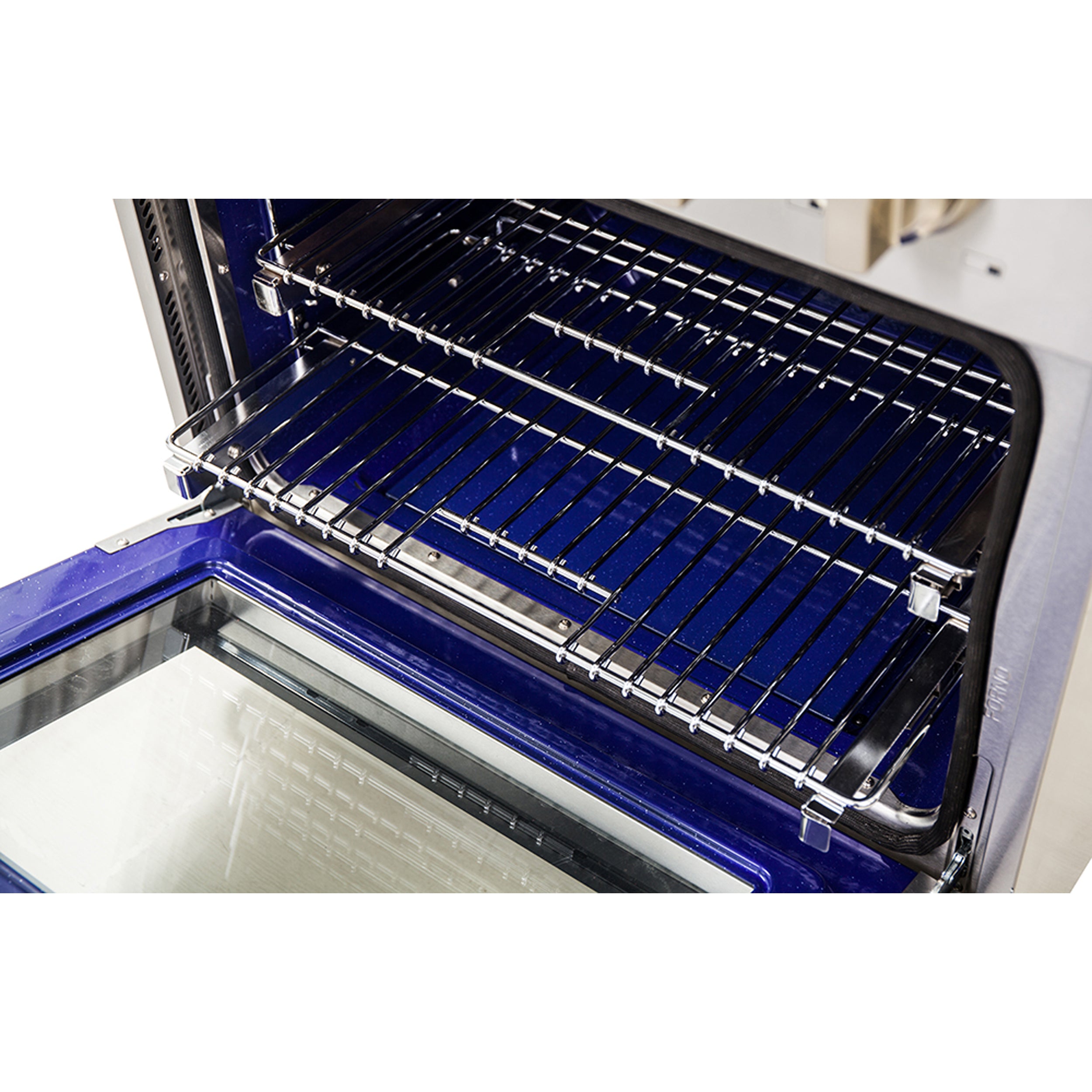 Forno Massimo 48 in. 6.58 cu. ft. 8-Burner Stainless Steel Gas Range with Brass Burners | FFSGS6239-48