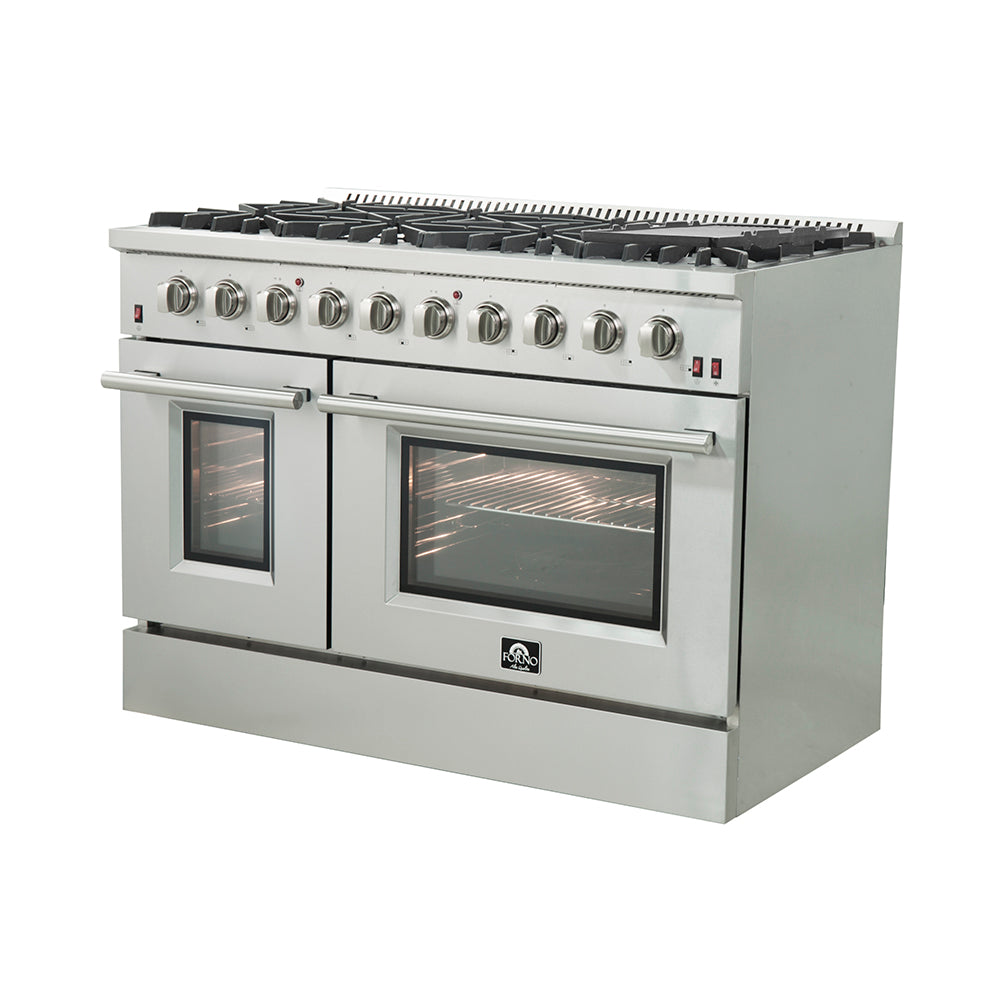 Forno Kitchen Package - 48" Gas Range and 60" Refrigerator | FBDL-005-01CAUS