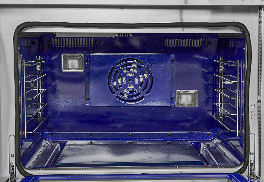 Forno Capriasca 36 in. 5.36 cu. ft. 6-Burner Stainless Steel Gas Range with Brass Burners | FFSGS6260-36