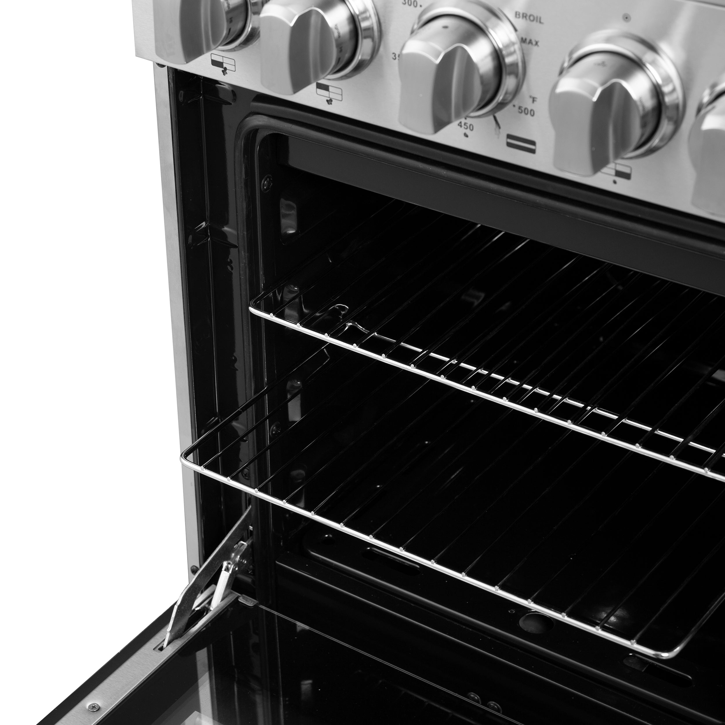 Forno Lamazze 20 in. 2.05 cu.ft. Stainless Steel Gas Range with 4 Burners and Storage Drawer | FFSGS6265-20