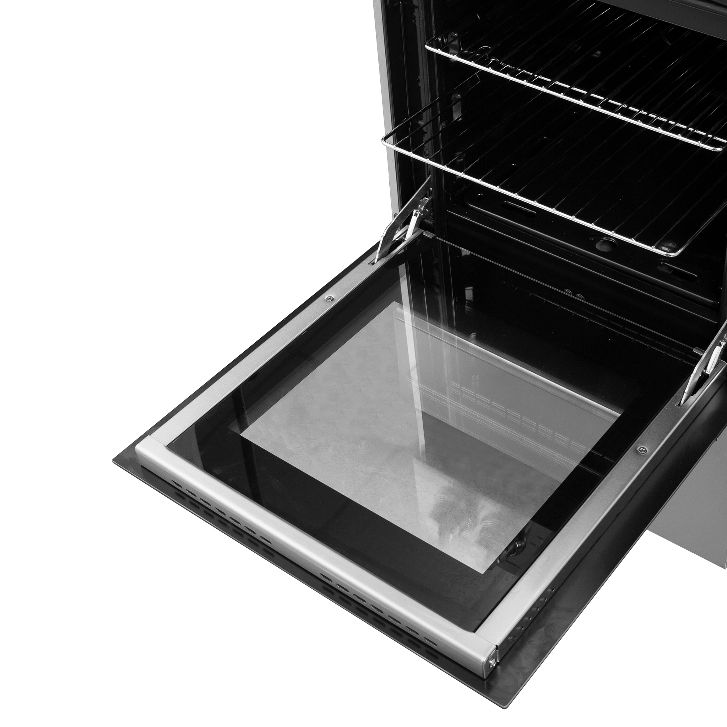 Forno Lamazze 20 in. 2.05 cu.ft. Stainless Steel Gas Range with 4 Burners and Storage Drawer | FFSGS6265-20