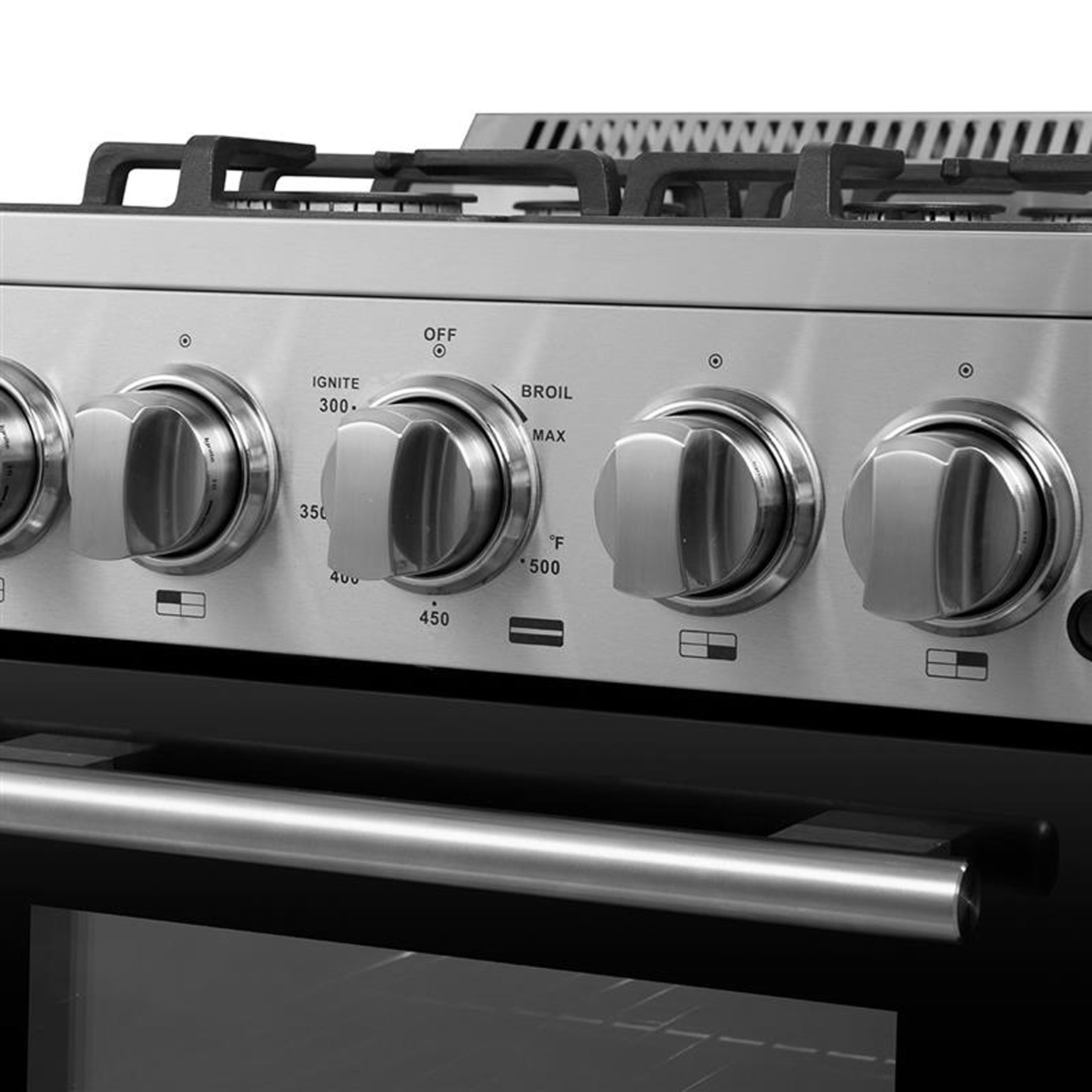 Forno Lamazze 20 in. 2.05 cu.ft. Stainless Steel Gas Range with 4 Burners and Storage Drawer | FFSGS6265-20