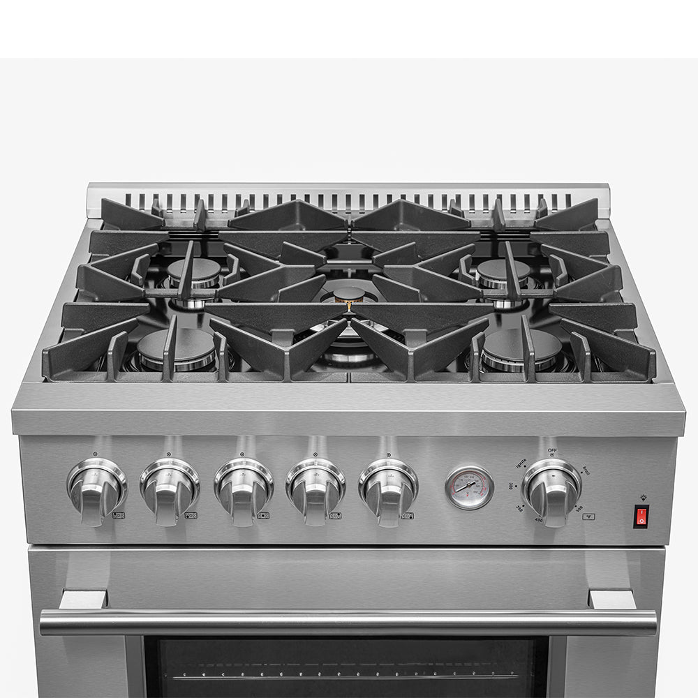 Forno Kitchen Package - 30" Gas Range and 30" Refrigerator | FBDL-020-01CAUS