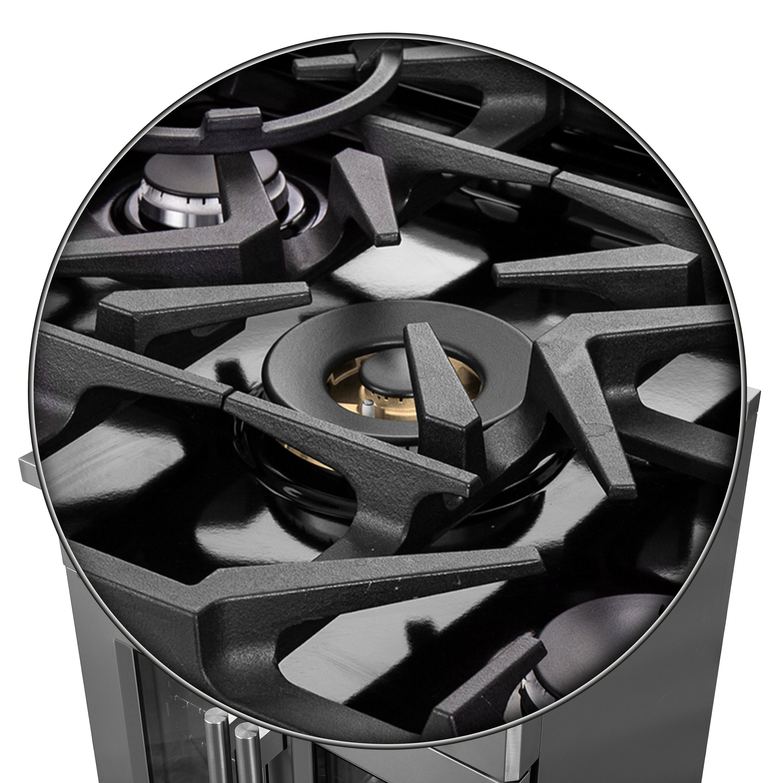 Forno Massimo 30 in. 4.32 cu. ft. 5-Burner Stainless Steel French Door Gas Range | FFSGS6439-30