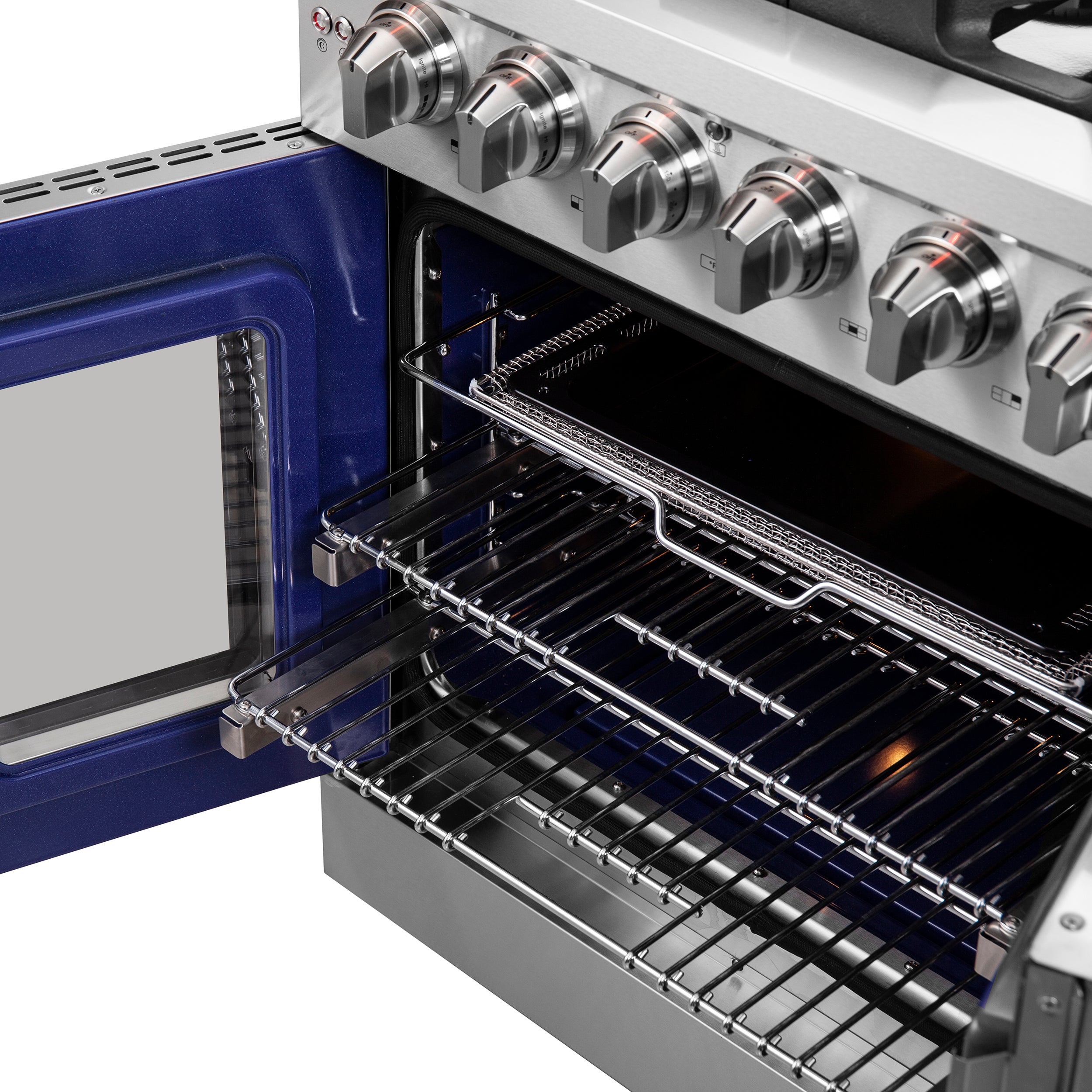 Forno Massimo 30 in. 4.32 cu. ft. 5-Burner Stainless Steel French Door Gas Range | FFSGS6439-30