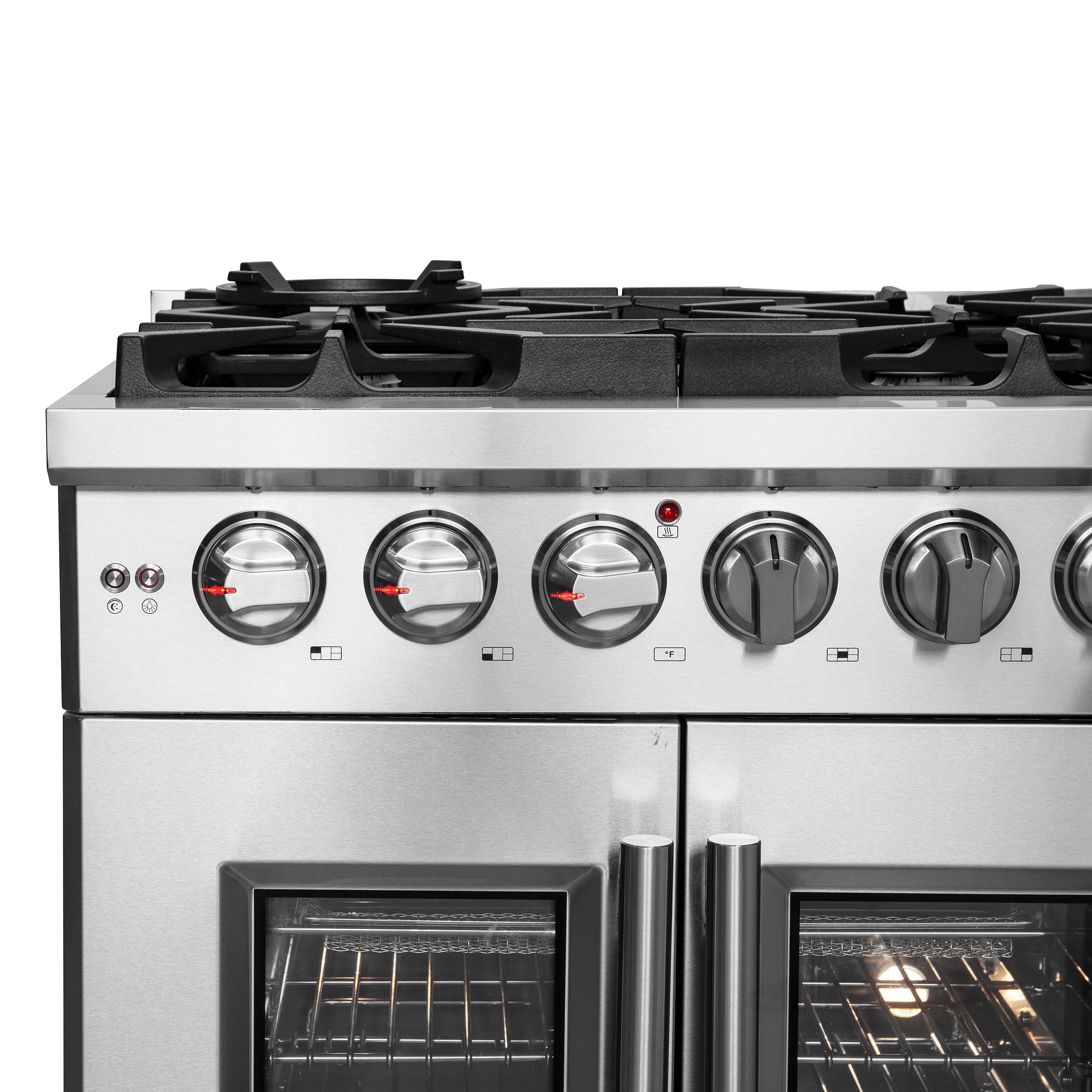 Forno Massimo 30 in. 4.32 cu. ft. 5-Burner Stainless Steel French Door Gas Range | FFSGS6439-30