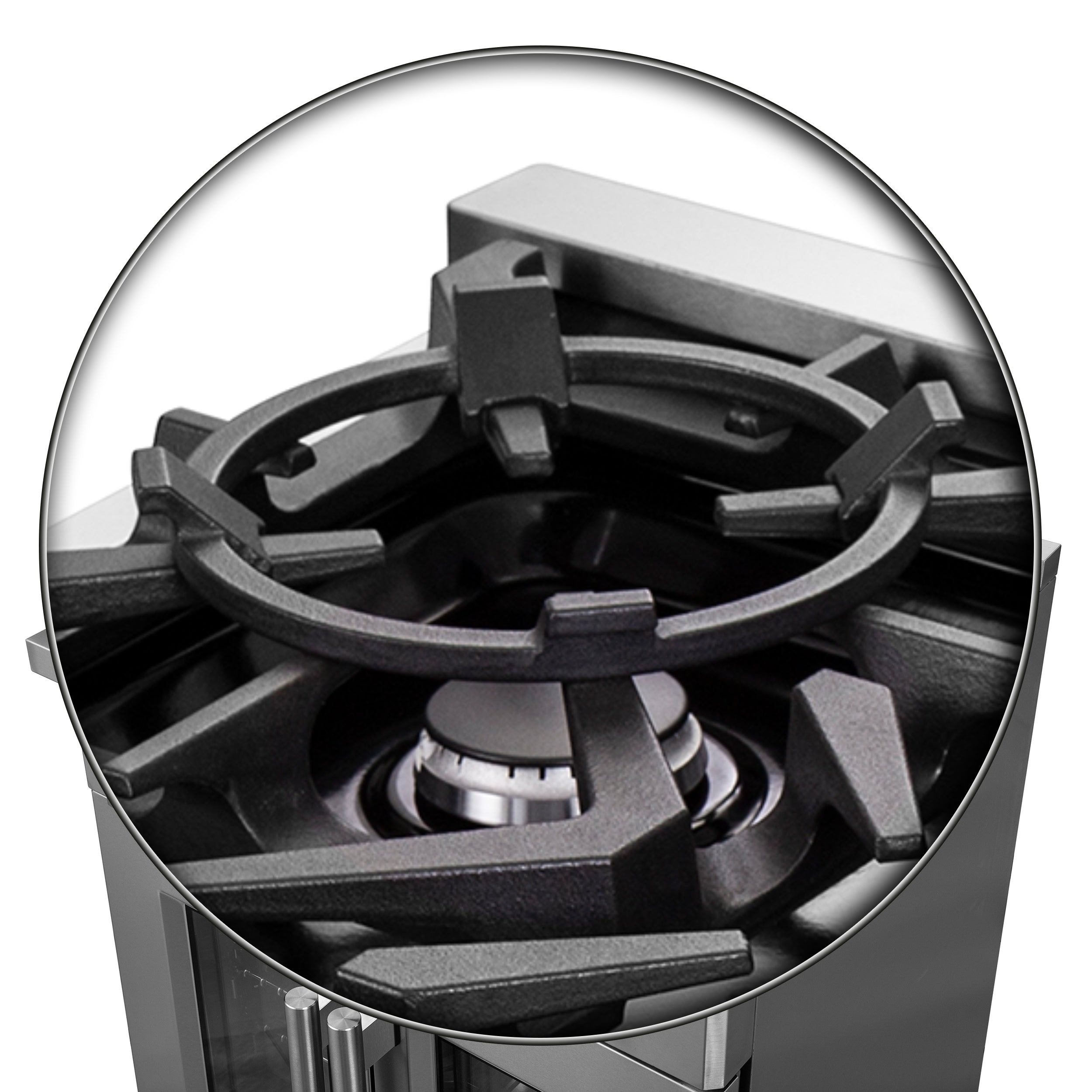 Forno Massimo 30-Inch Freestanding French Door Gas Range, 4 Burners, Convection Oven, Energy Efficient