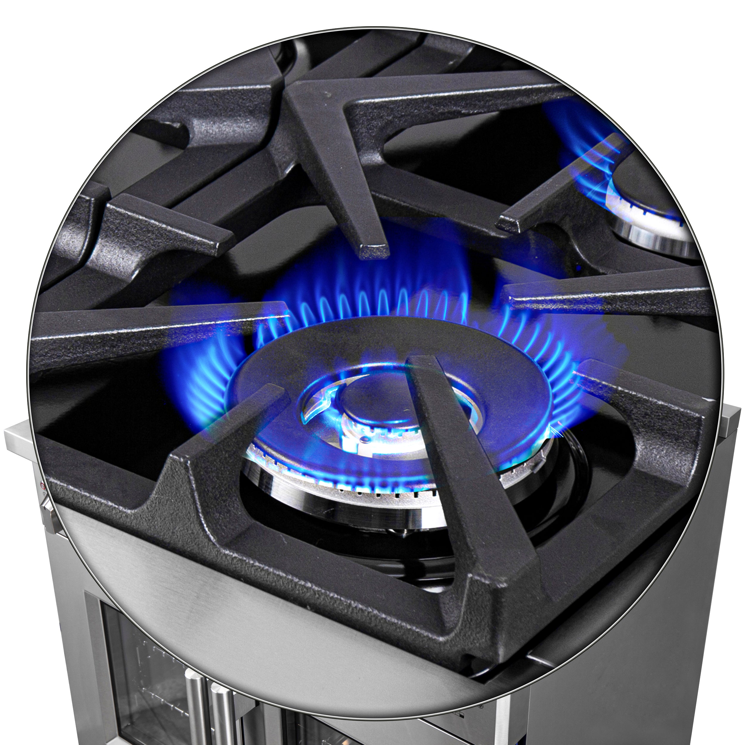 Forno Massimo 36 in. 5.36 cu. ft. 6-Burner Stainless Steel French Door Gas Range | FFSGS6439-36