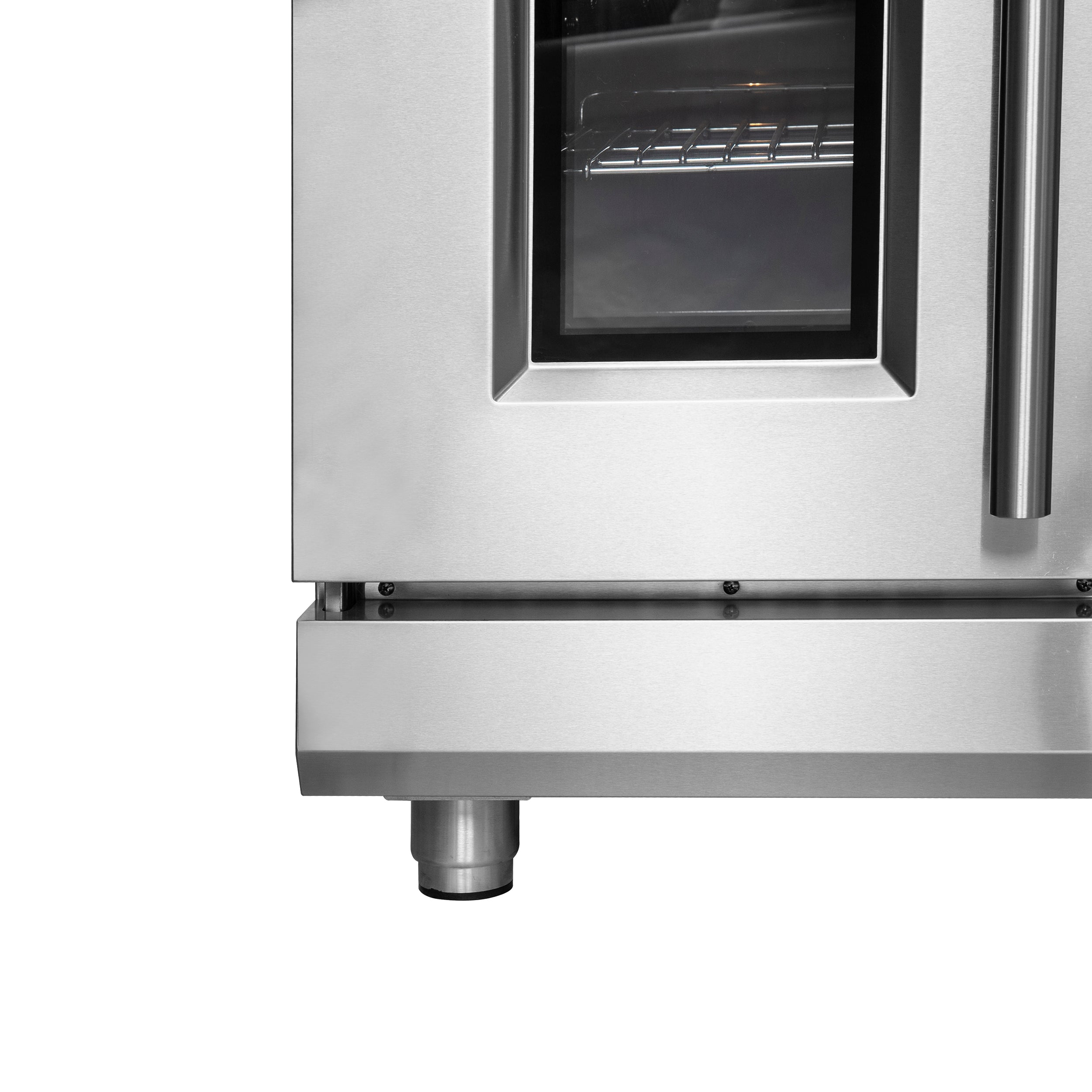 Forno Massimo 48 in. 6.58 cu. ft. 8-Burner Stainless Steel French Door Gas Range with Brass Burners | FFSGS6439-48
