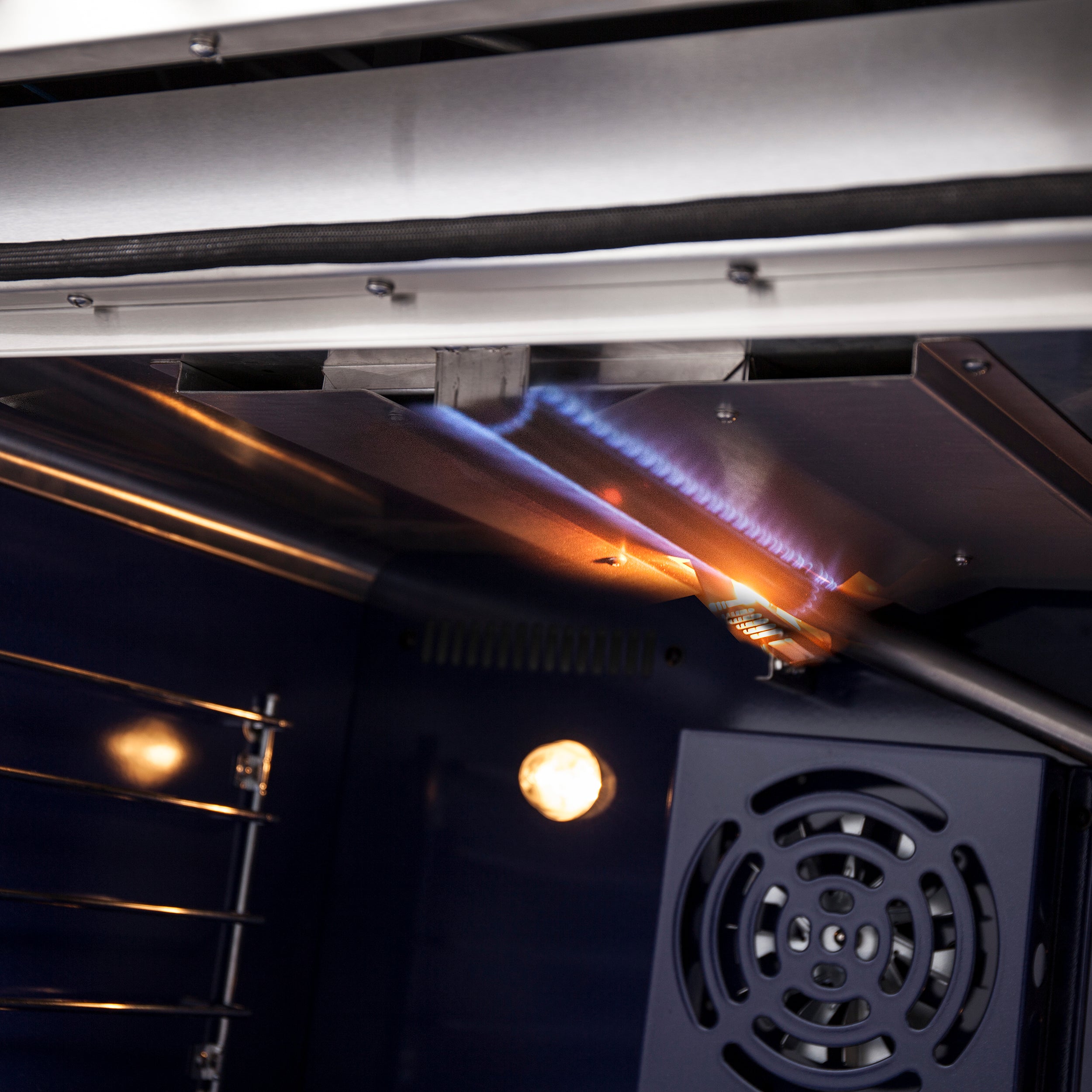 Forno Massimo 48 in. 6.58 cu. ft. 8-Burner Stainless Steel French Door Gas Range with Brass Burners | FFSGS6439-48