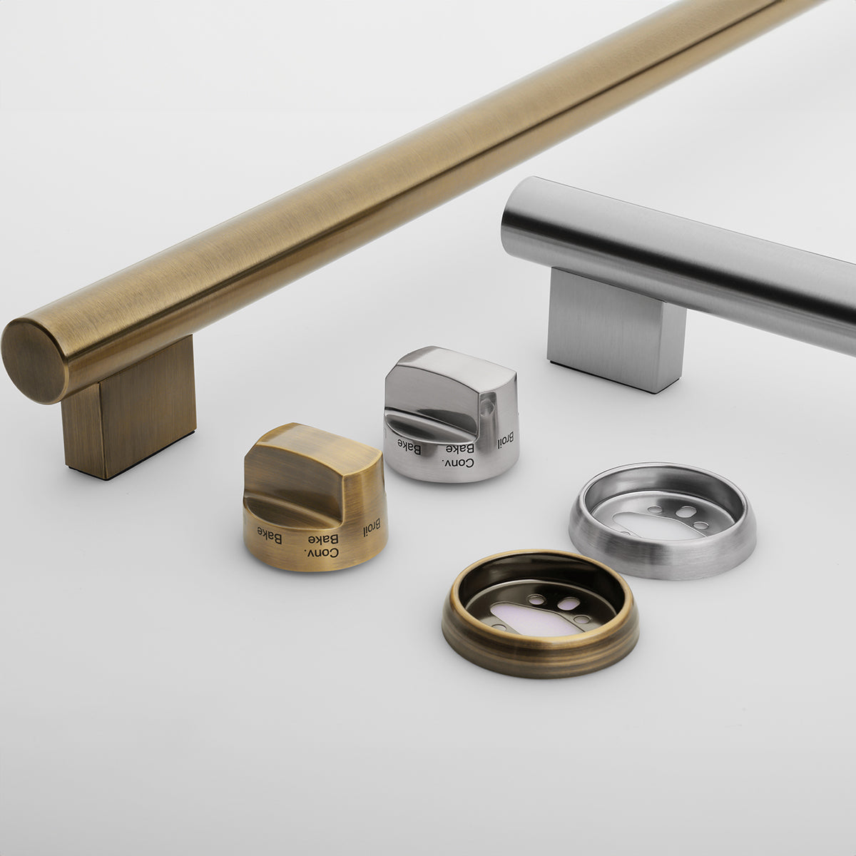 Forno Espresso Leonardo 30 in. 5 cu. ft. 4-Burner Black Electric Range with Antique Brass Accents | FFSEL6012-30BLK