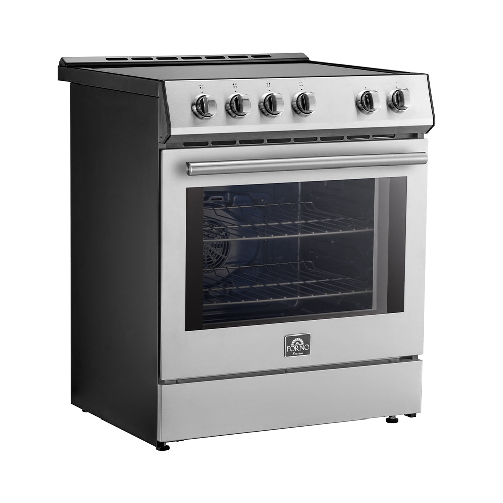 Forno Espresso Leonardo 30 in. 5 cu. ft. 4-Burner Stainless Steel Induction Range | FFSIN0982-30