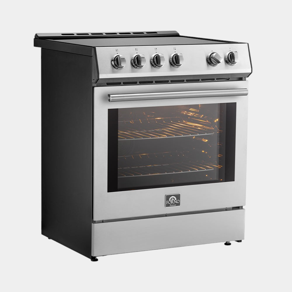 Forno Espresso Leonardo 30 in. 5 cu. ft. 4-Burner Stainless Steel Induction Range | FFSIN0982-30