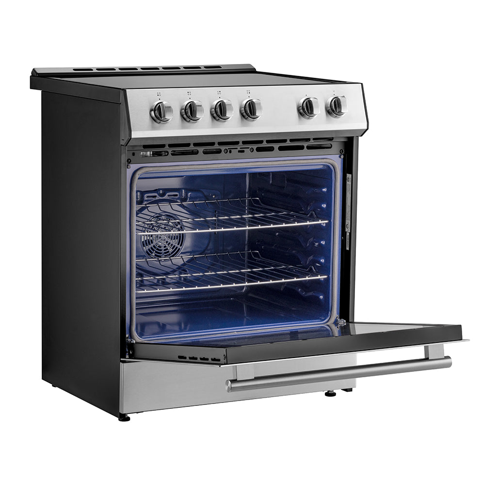 Forno Espresso Leonardo 30 in. 5 cu. ft. 4-Burner Stainless Steel Induction Range | FFSIN0982-30