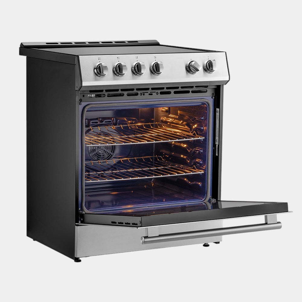 Forno Espresso Leonardo 30 in. 5 cu. ft. 4-Burner Stainless Steel Induction Range | FFSIN0982-30