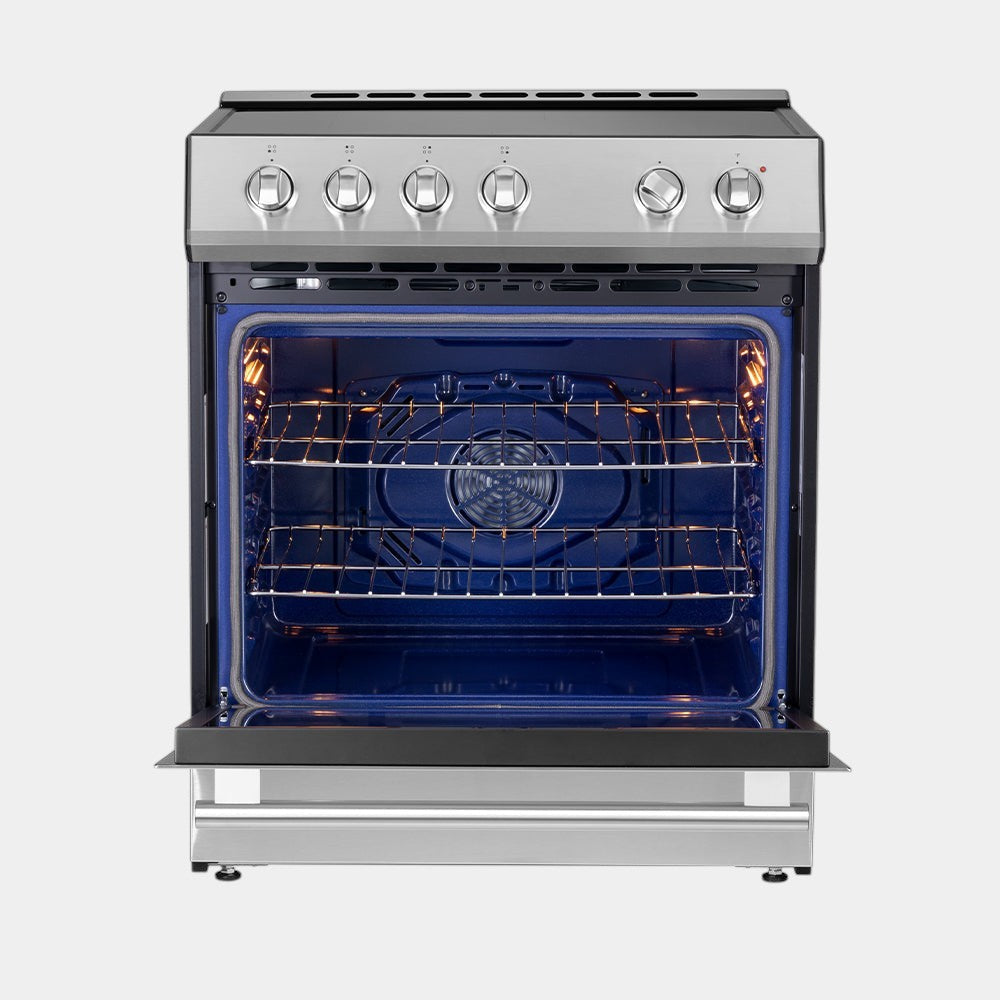Forno Espresso Leonardo 30 in. 5 cu. ft. 4-Burner Stainless Steel Induction Range | FFSIN0982-30