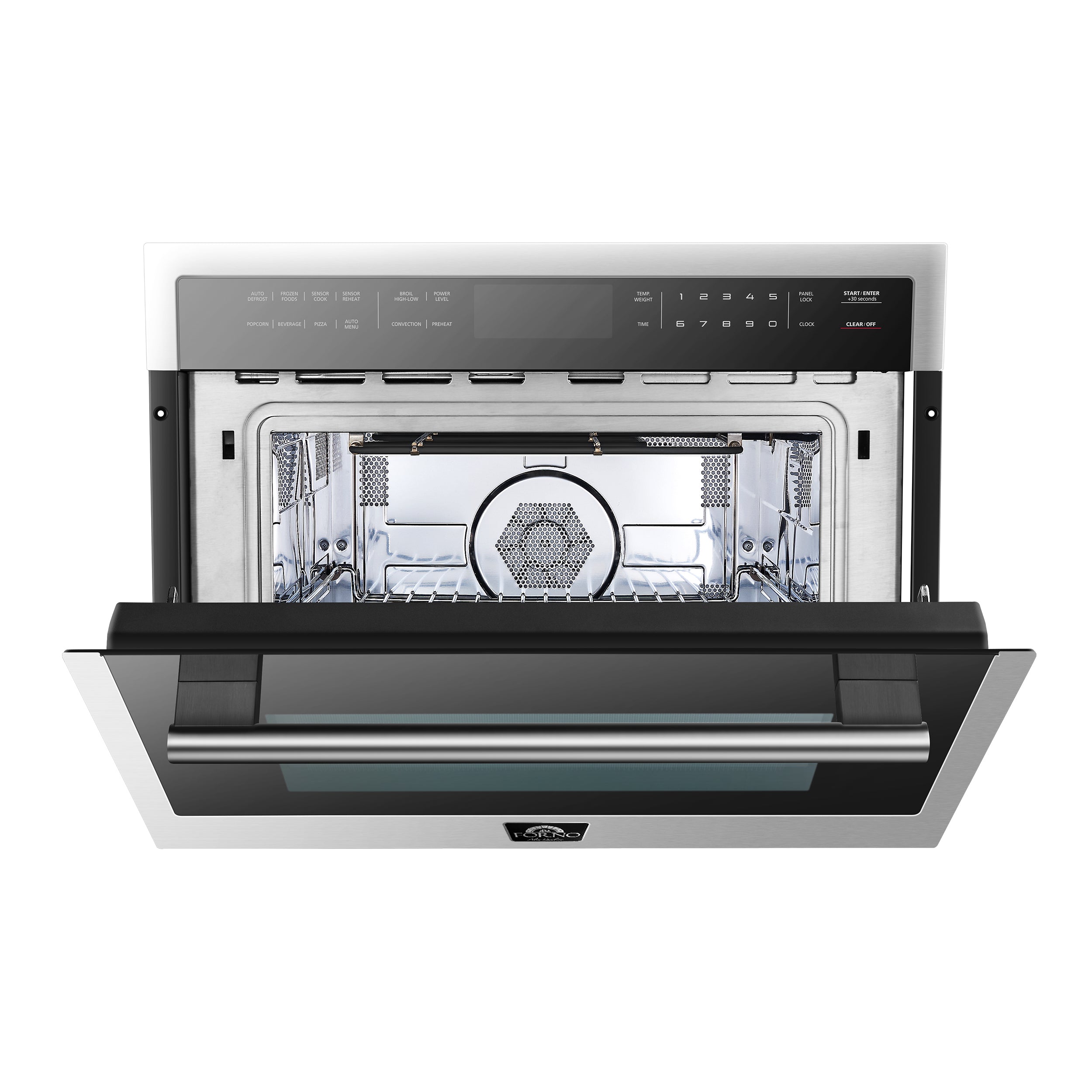 Forno Oliena 24 in. 1.6 cu.ft Stainless Steel Built-In Microwave Oven | FMWDR3093-24