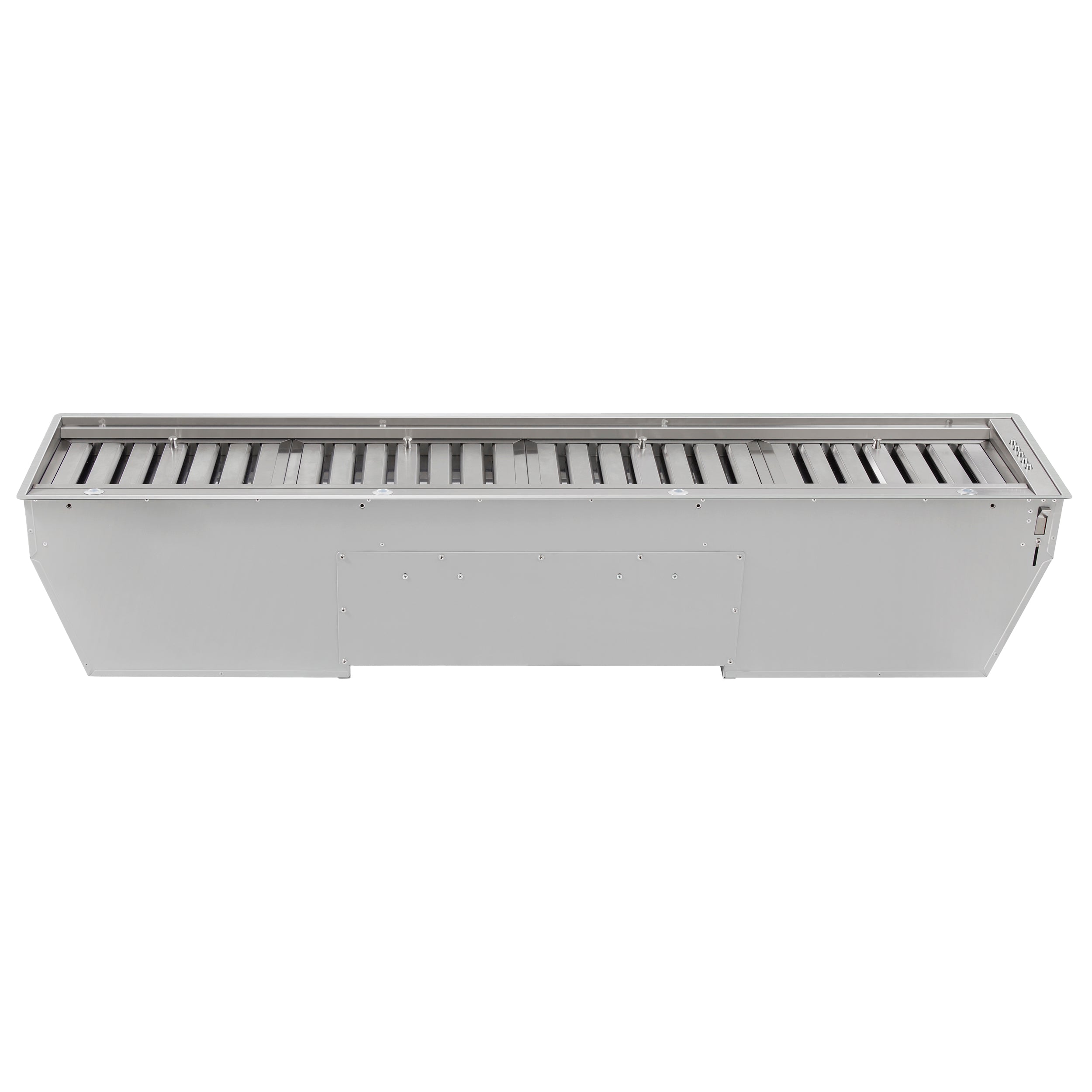 Forno Frassanito 60-Inch Recessed Range Hood, Stainless Steel Baffle Filters, LED Lighting