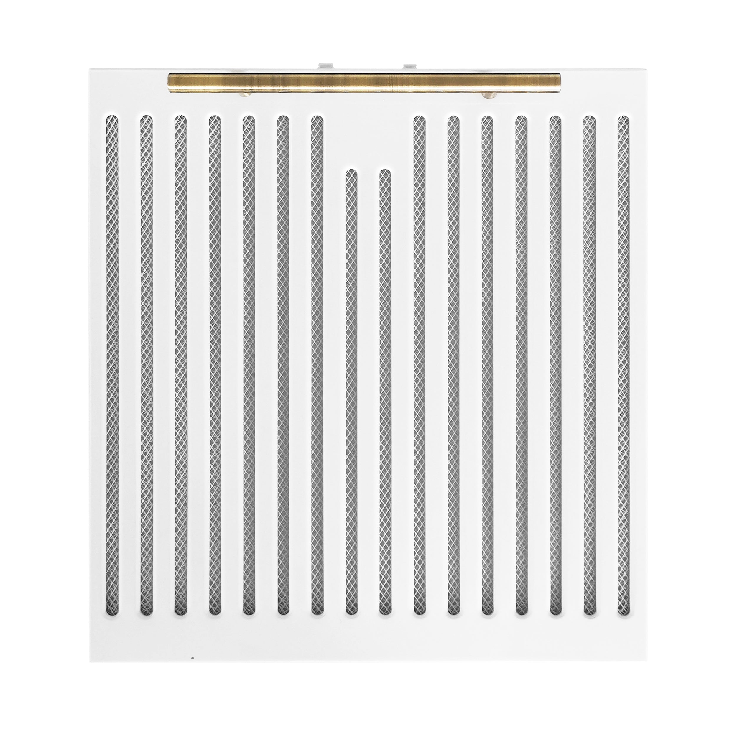 Forno Espresso Bari 30 in. 400 CFM White Under-Counter Range Hood with Antique Brass Accents | FRHUC5255-30WHT