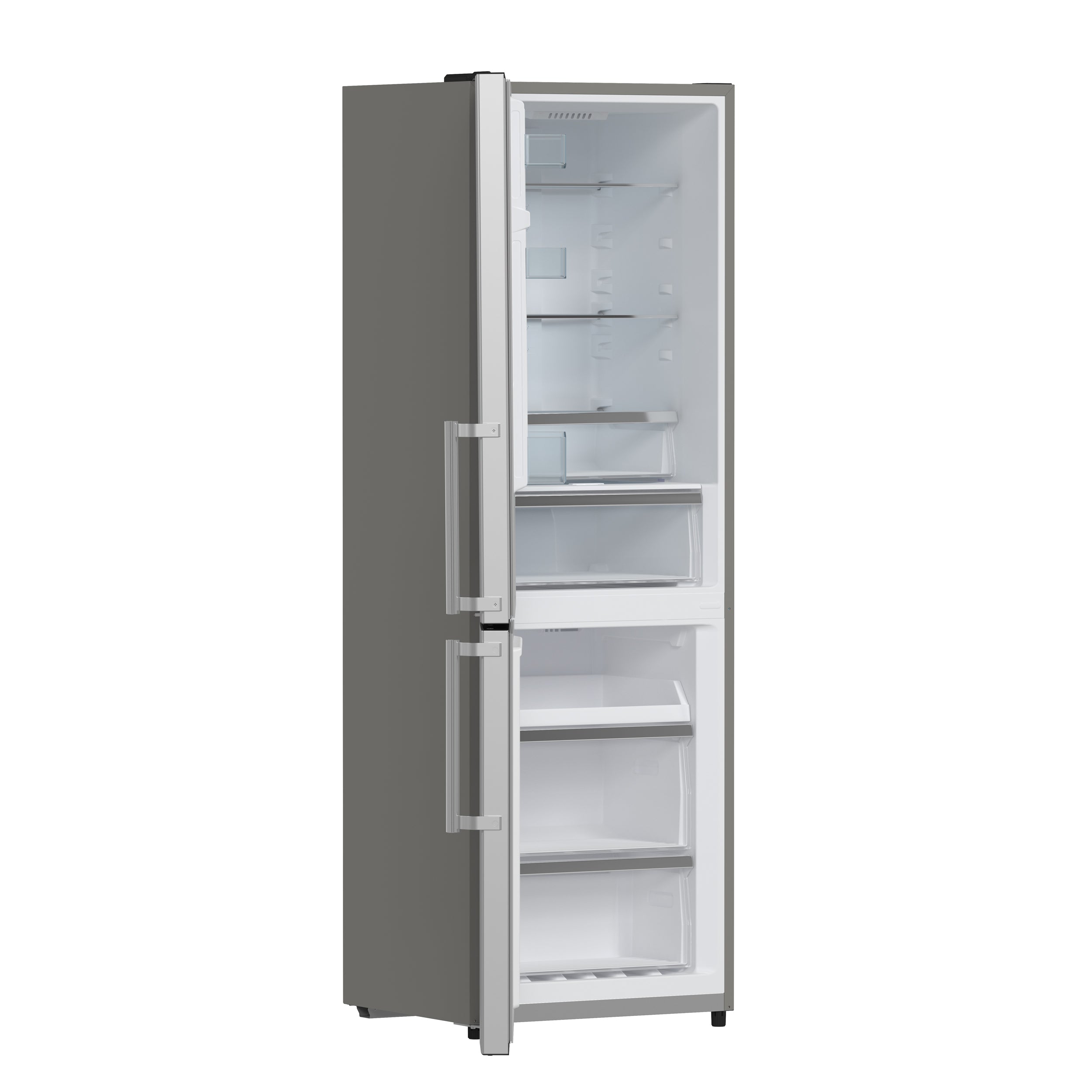 Forno Guardia 23.4 in. 10.8 cu.ft Stainless Steel Left Swing Bottom Freezer Refrigerator | FFFFD1778-24LS