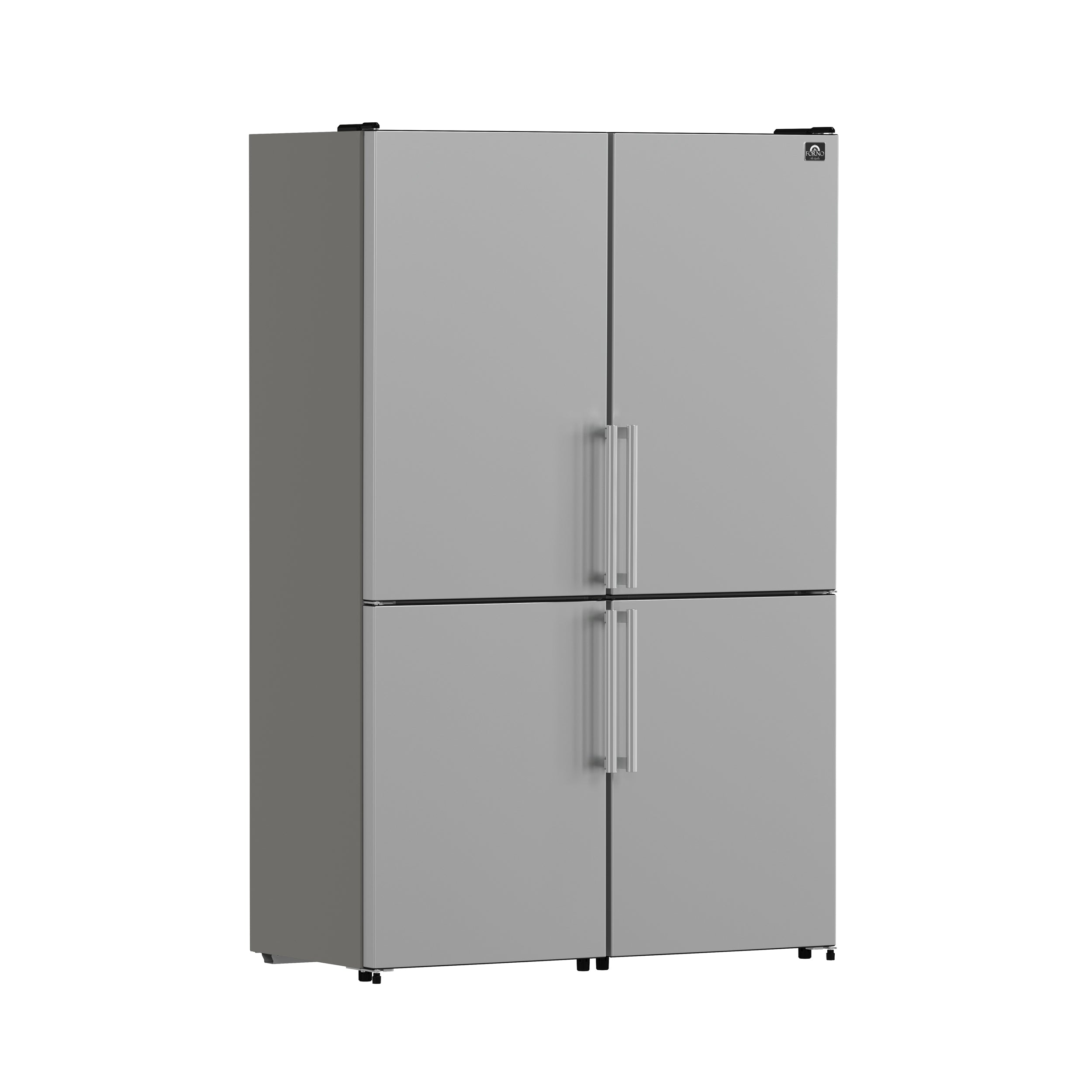 Forno Guardia 46.8 in. 21.6 cu.ft Stainless Steel Side-By-Side Refrigerator with Bottom Freezer | FFFFD1778-48