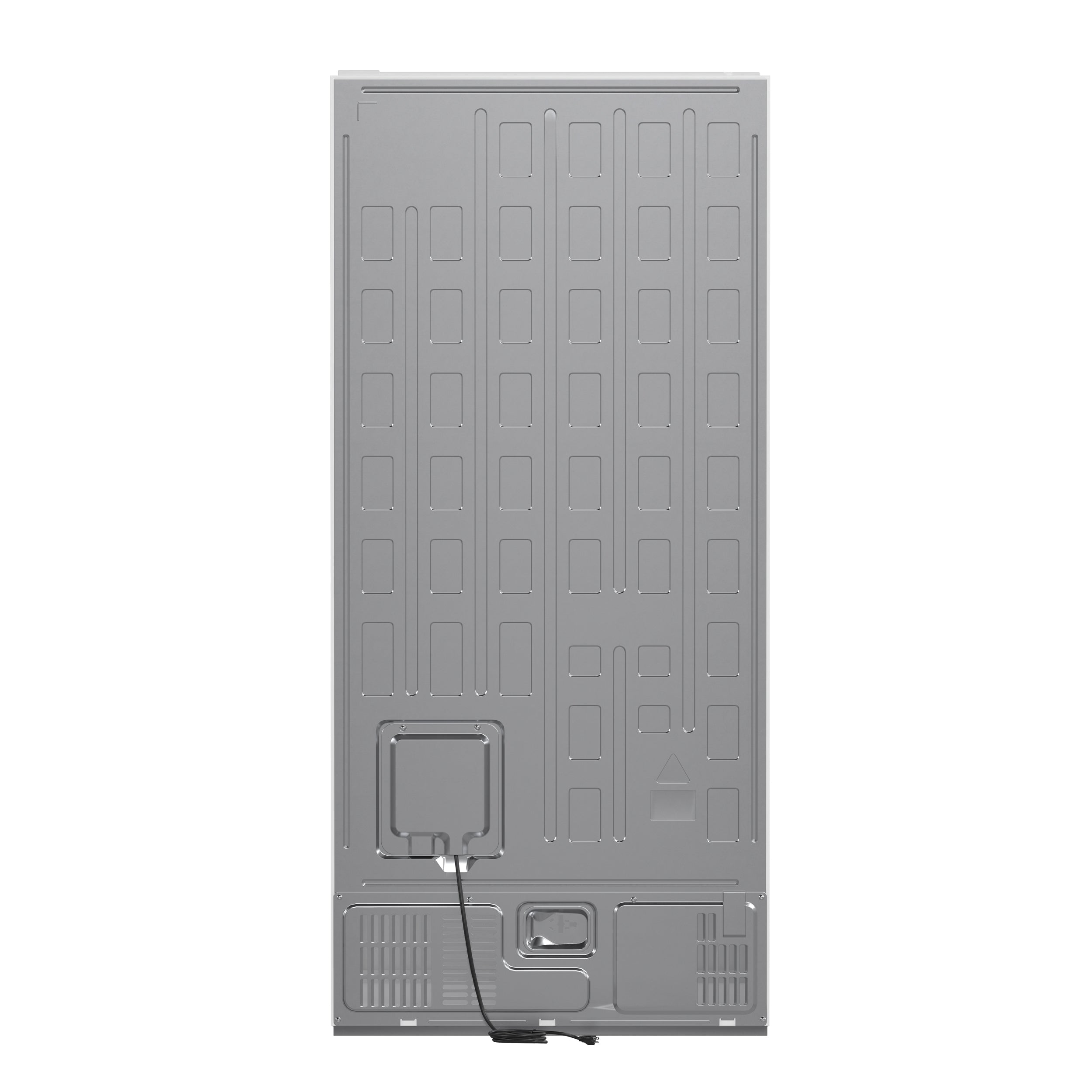 Forno Espresso Milano 62 in. 34.4 cu.ft. White Side-By-Side Refrigerator with Ice Maker and Antique Brass Handles | FFFFD1787-60WHT