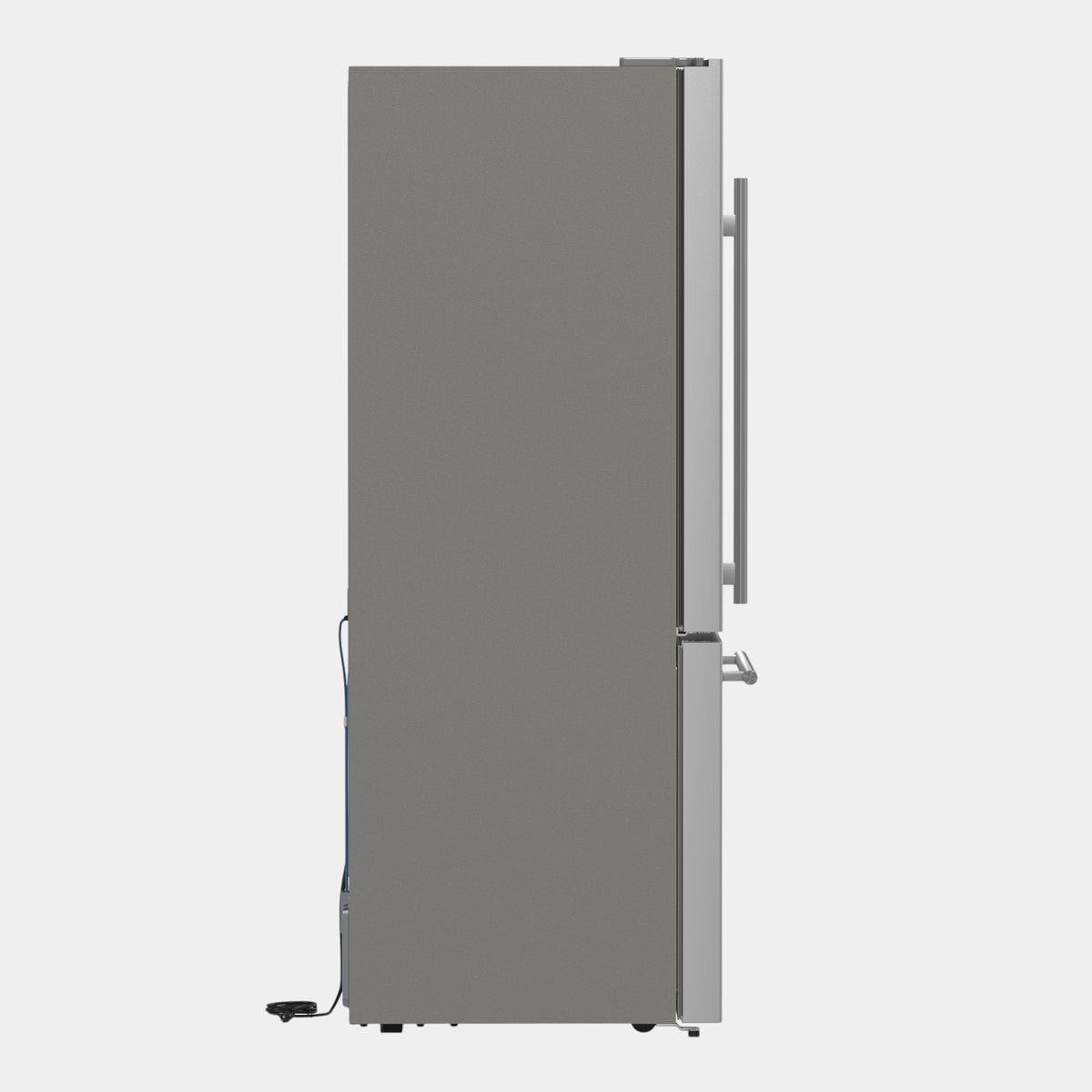 Forno Espresso Milano 31 in. 17.2 cu.ft. Stainless Steel Left Swing Refrigerator with Bottom Freezer and Ice Maker | FFFFD1786-31S