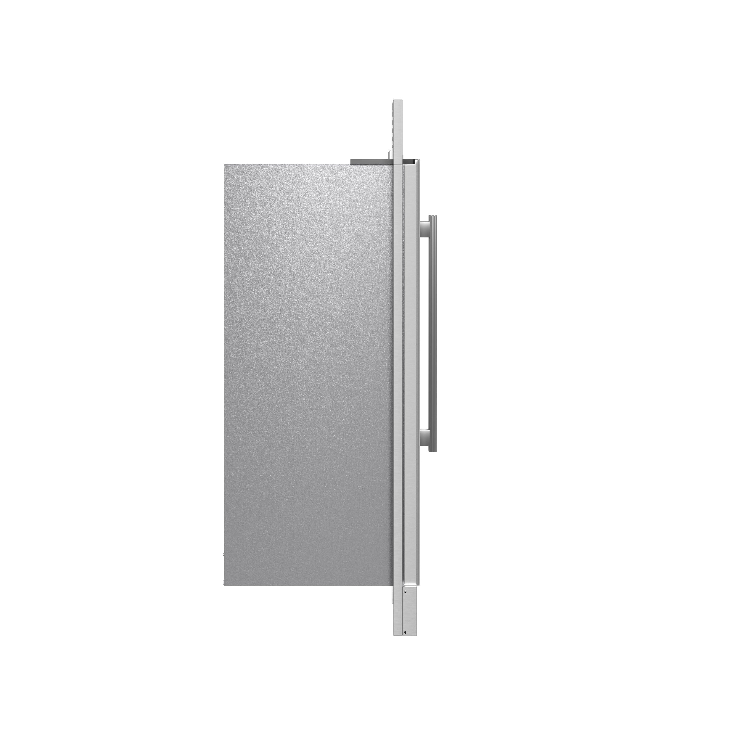 Forno Rizzuto 60-Inch Convertible Refrigerator/Freezer Set, 27.6 cu.ft Total Capacity, Decorative Grill, ENERGY STAR Certified