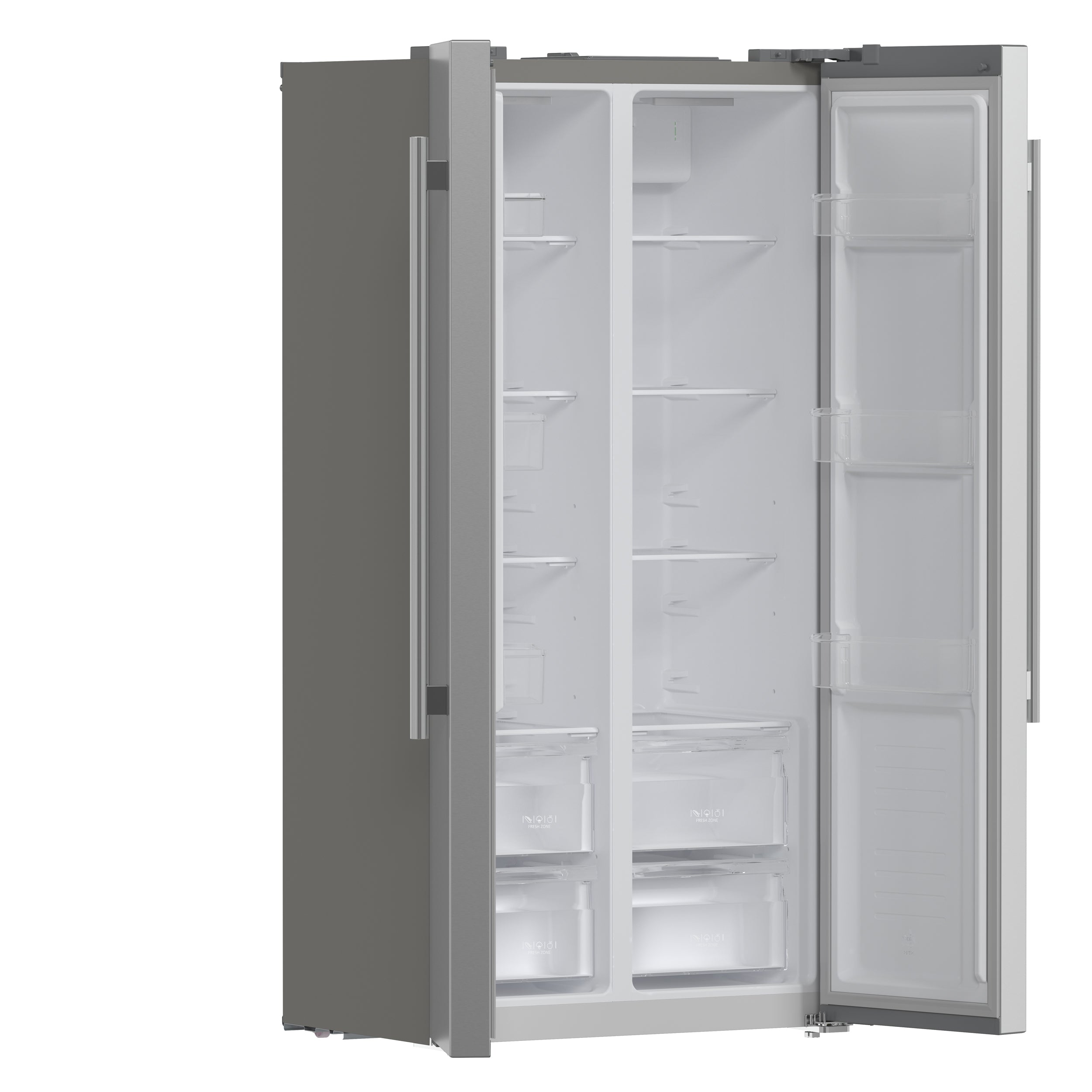 Forno Salerno 33 in. 15.6 cu. ft. Side-by-Side Stainless Steel Refrigerator | FFRBI1805-33SB