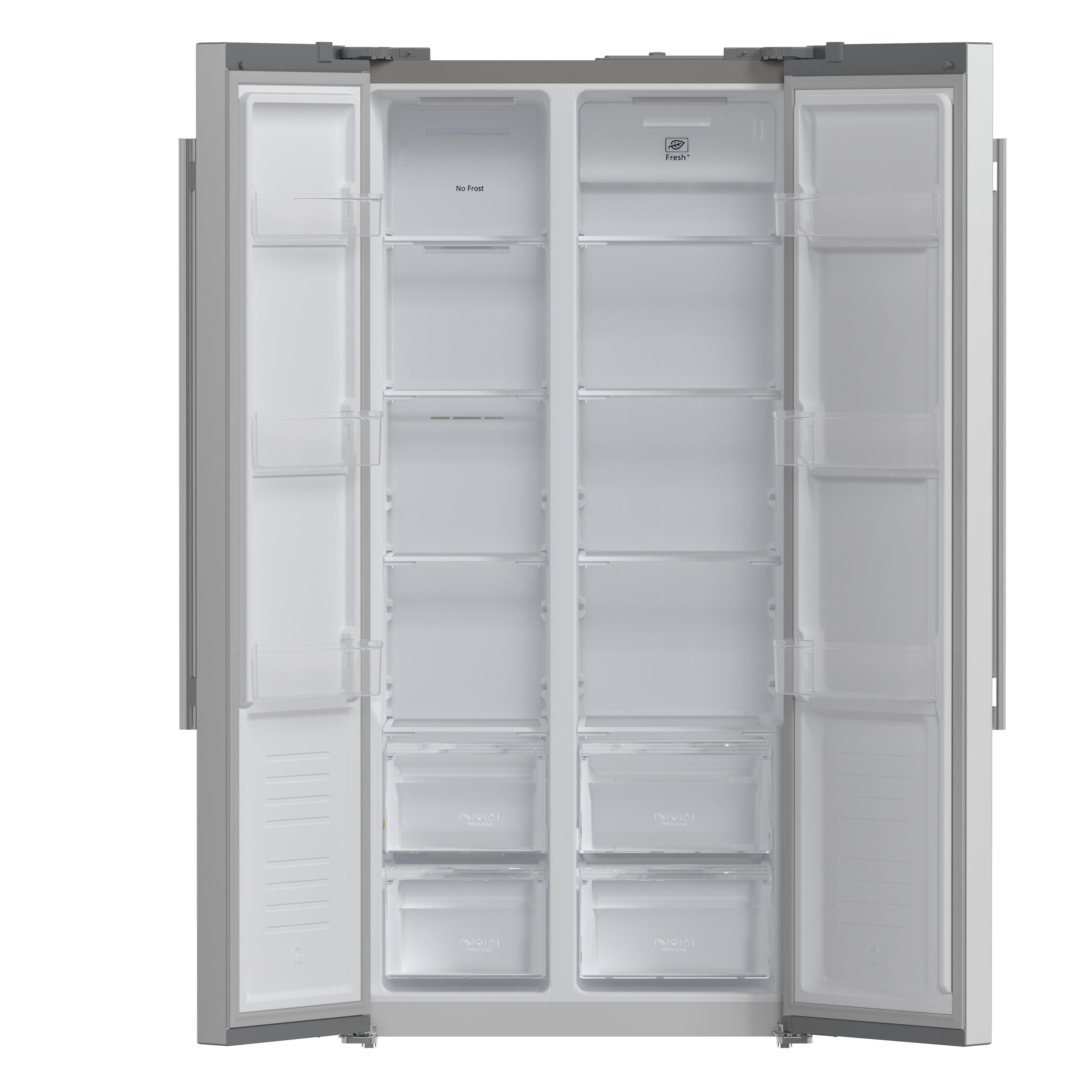 Forno Salerno 33 in. 15.6 cu. ft. Side-by-Side Stainless Steel Refrigerator | FFRBI1805-33SB