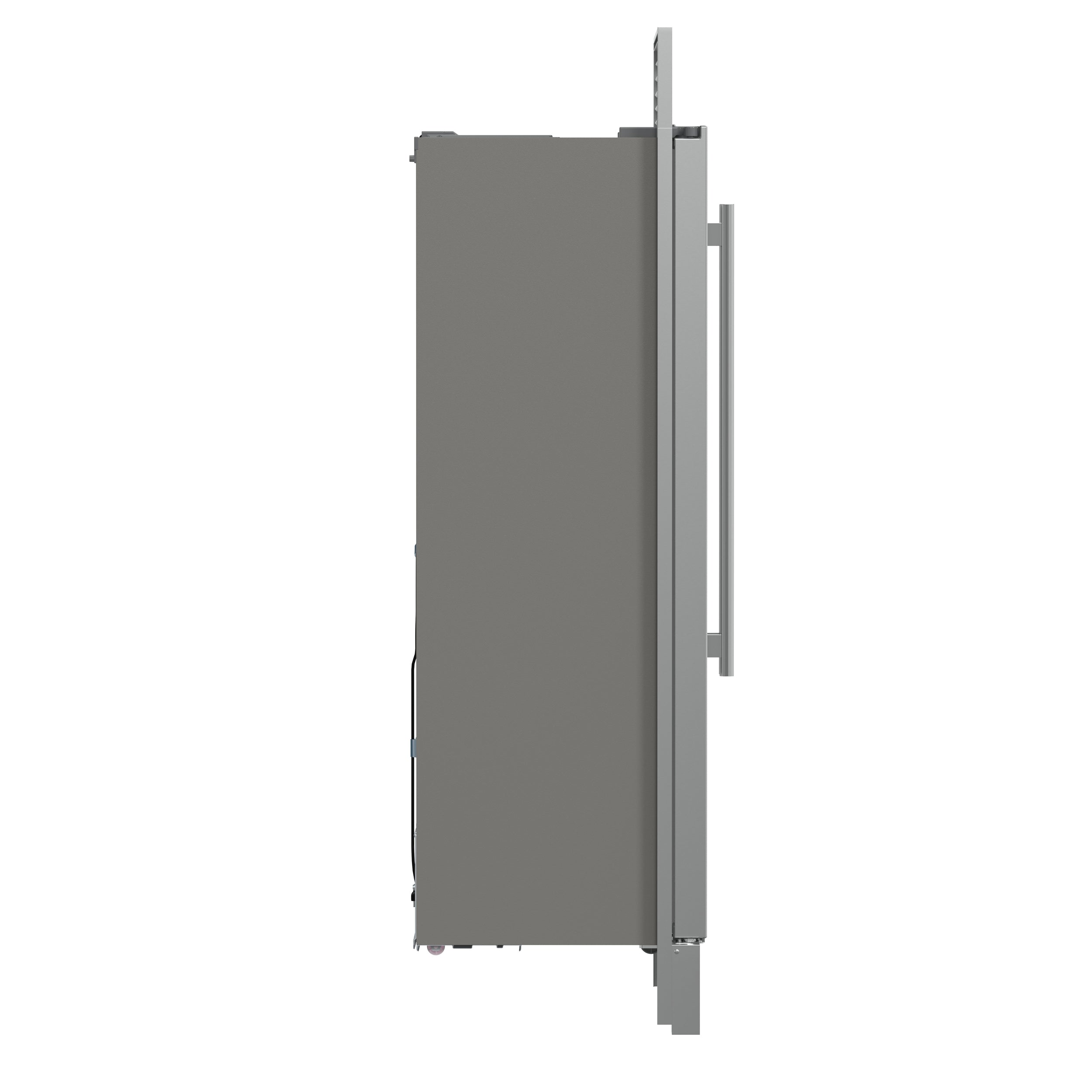 Forno Salerno 37 in. 15.6 cu. ft. Side-by-Side Stainless Steel Refrigerator with Grill Trim Kit | FFRBI1805-37SG