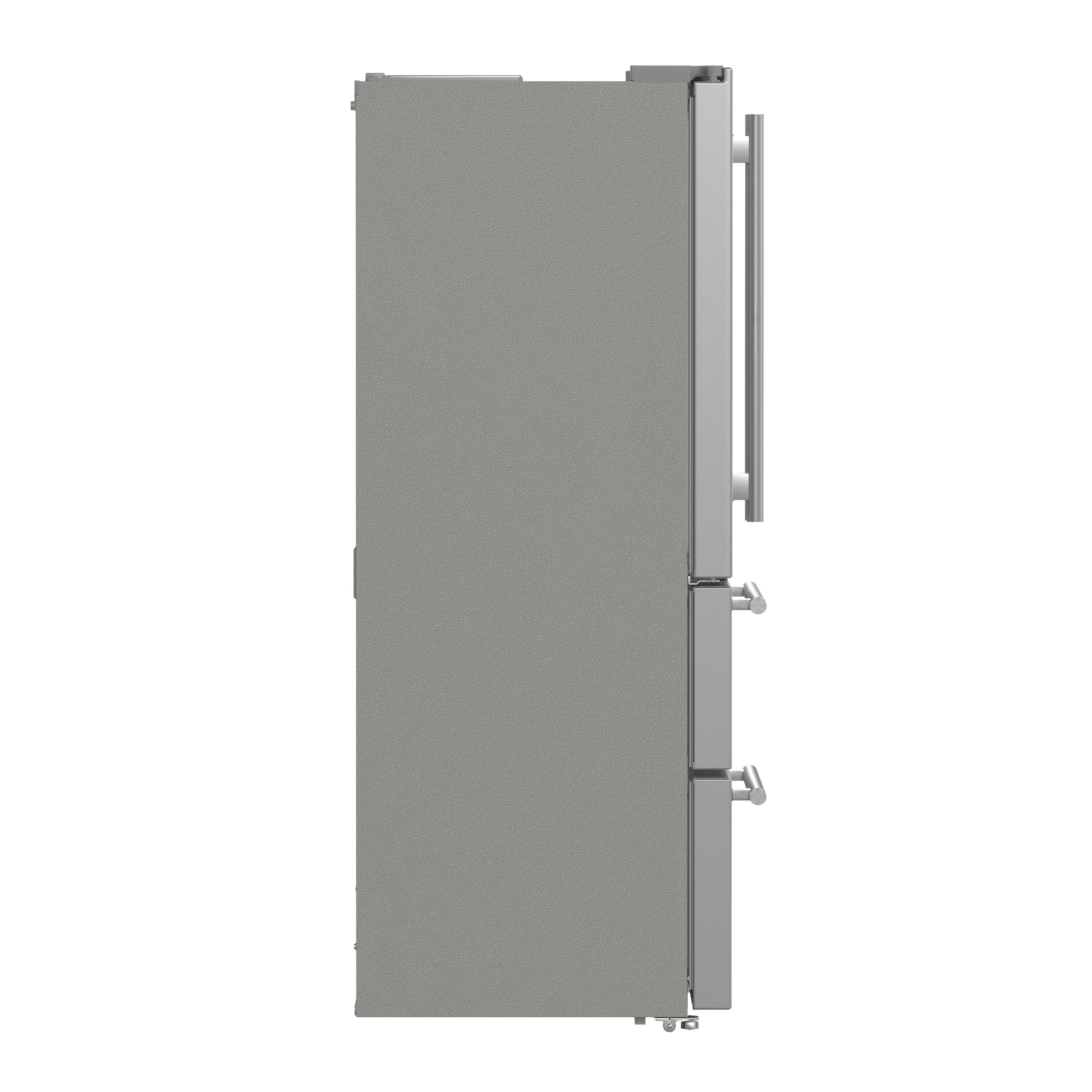 Forno Moena 36-Inch French Door Refrigerator, 19.2 cu.ft, Counter Depth, Ice Maker, Stainless Steel Interior Panel, ENERGY STAR Certified