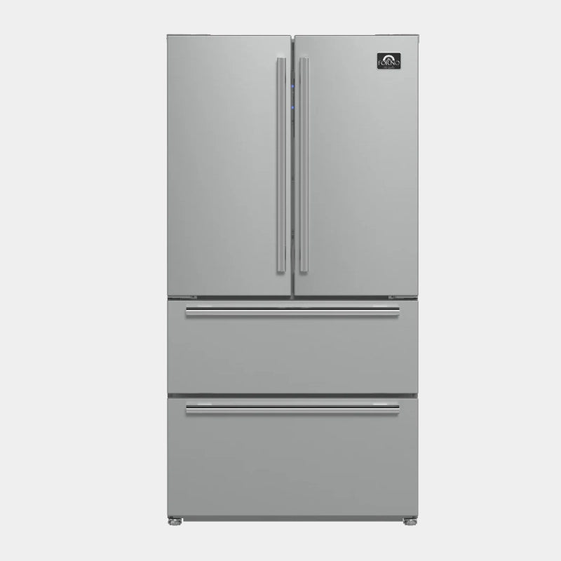 Forno Moena 36 in. Stainless Steel Refrigerator with Ice Maker 19.2 cu.ft | FFRBI1820-36SB
