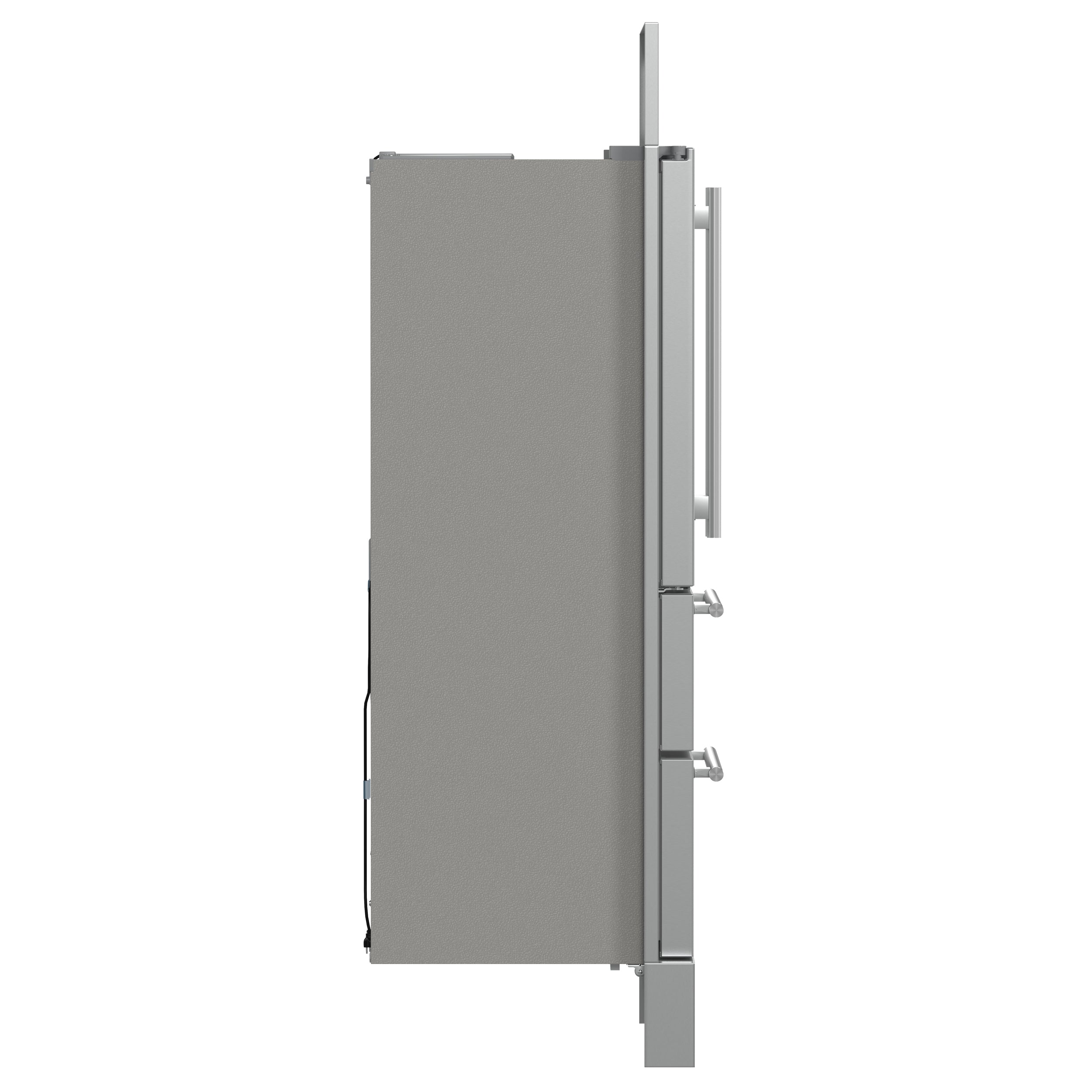 Forno Moena 40 in. 19.2 cu. ft. Built-In Stainless Steel Refrigerator with Ice Maker and Decorative Trim Kit | FFRBI1820-40MG