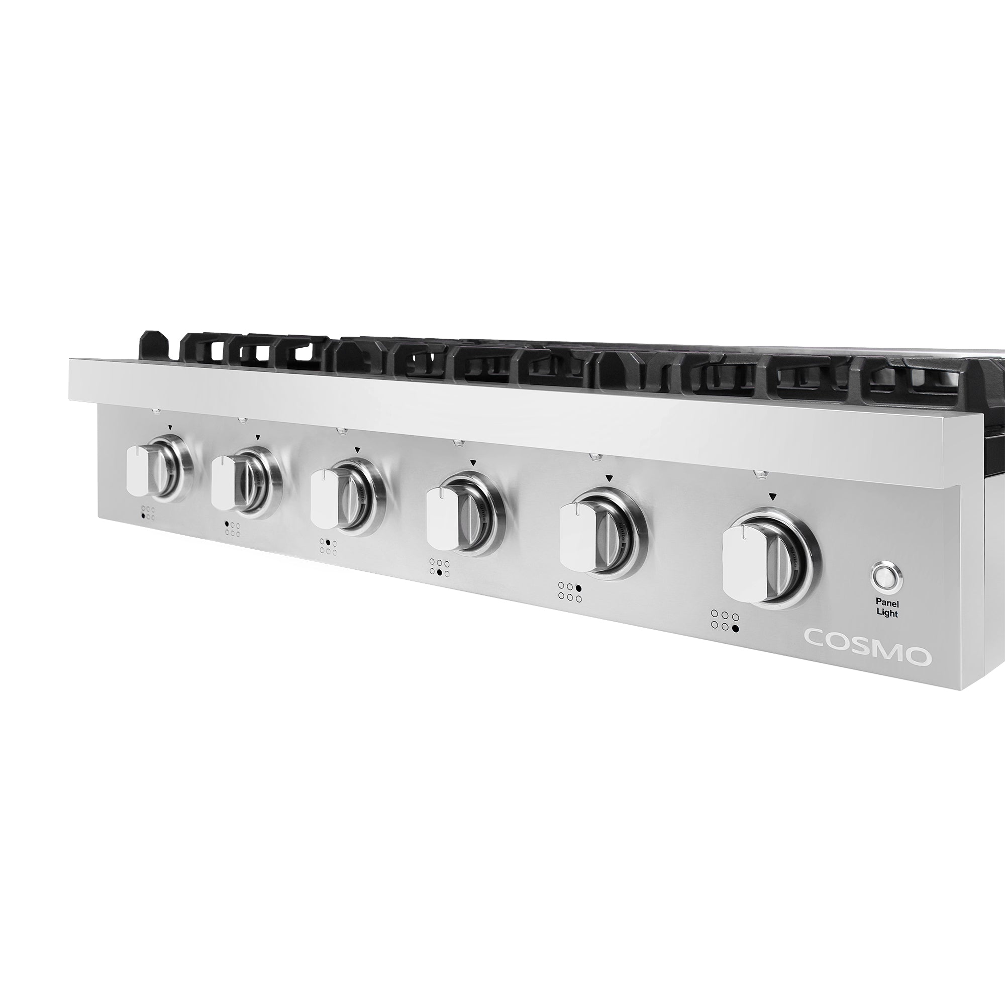 Cosmo 36 in. Slide-In Counter Stainless Steel Gas Rangetop with 6 Burners | COS-GRT366